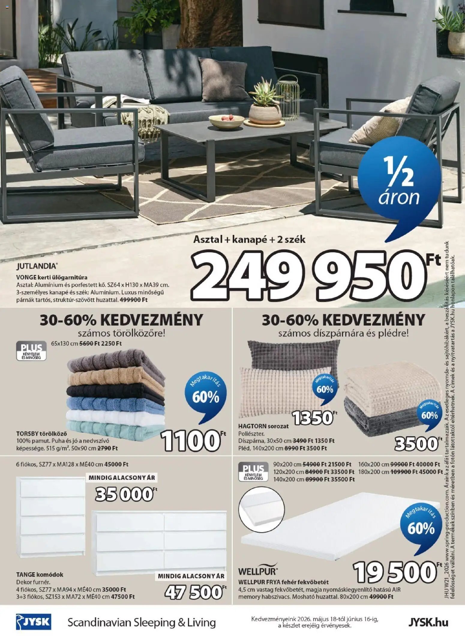 JYSK újság 2026.05.18. JYSK akciós újság (2026-05-18 - 2026-06-02)