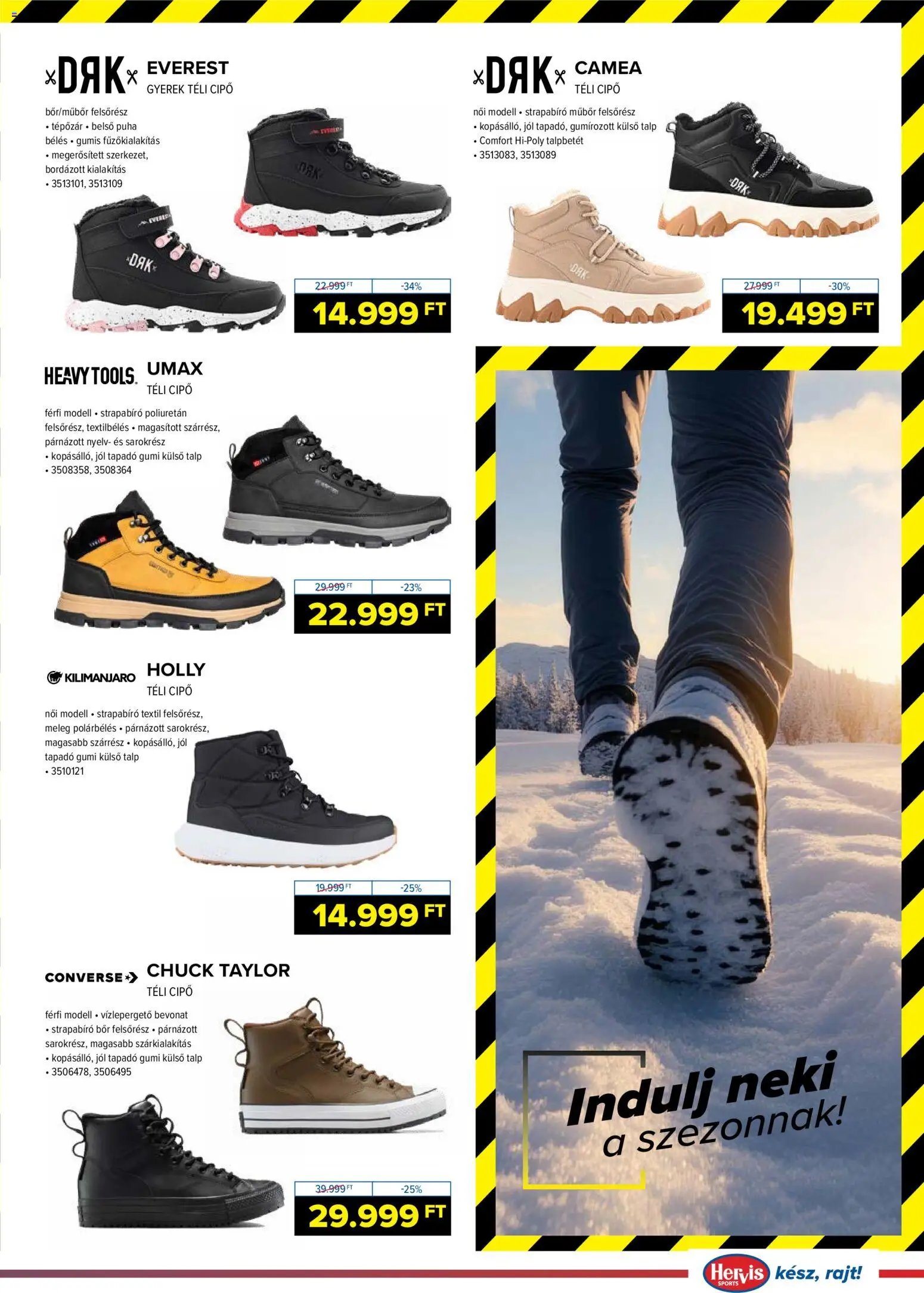 Hervis Sports újság 2025.12.16. Akciós újság Hervis Sports (2025-12-16 - 2026-01-04)