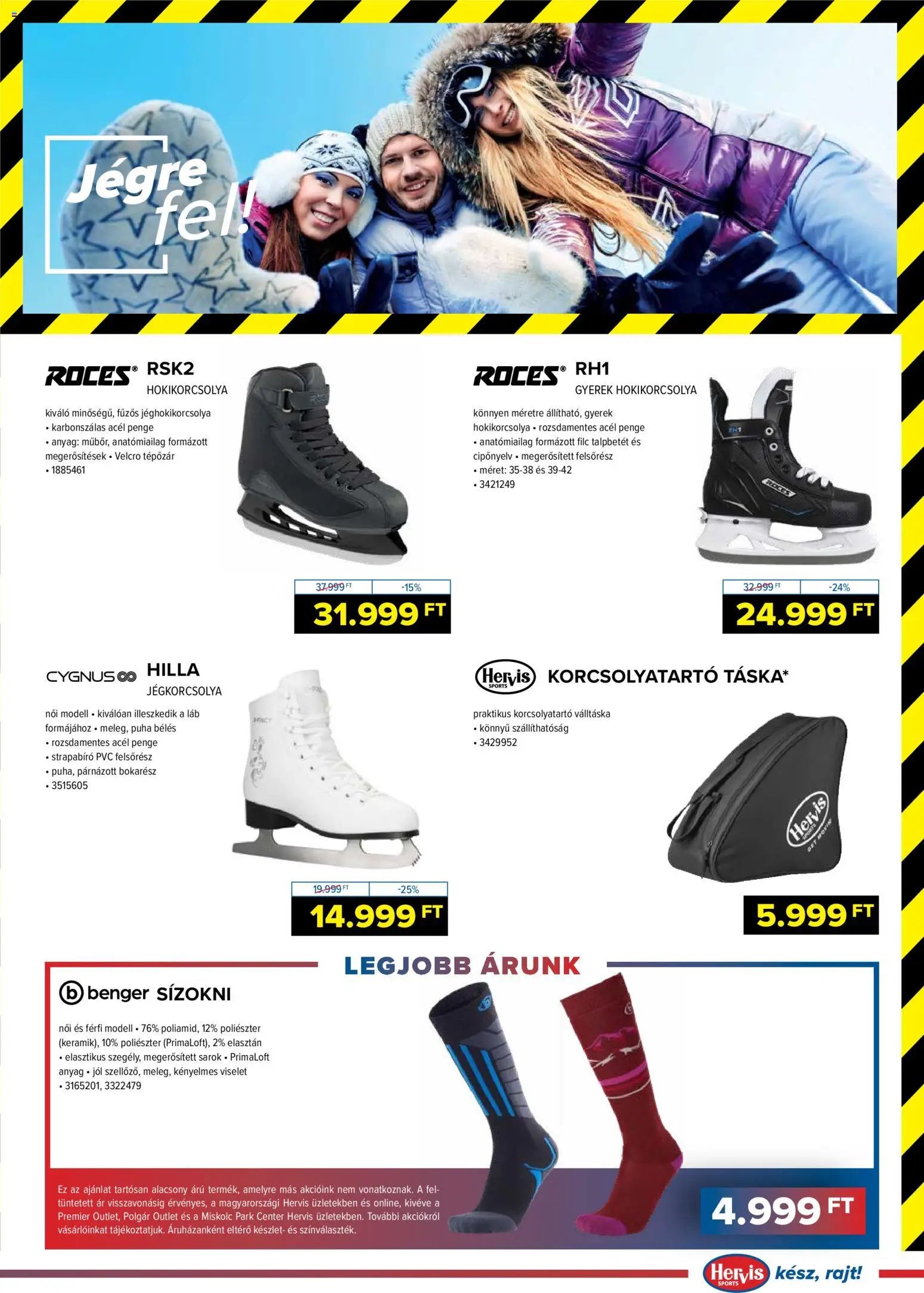 Hervis Sports újság 2025.12.16. Akciós újság Hervis Sports (2025-12-16 - 2026-01-04)