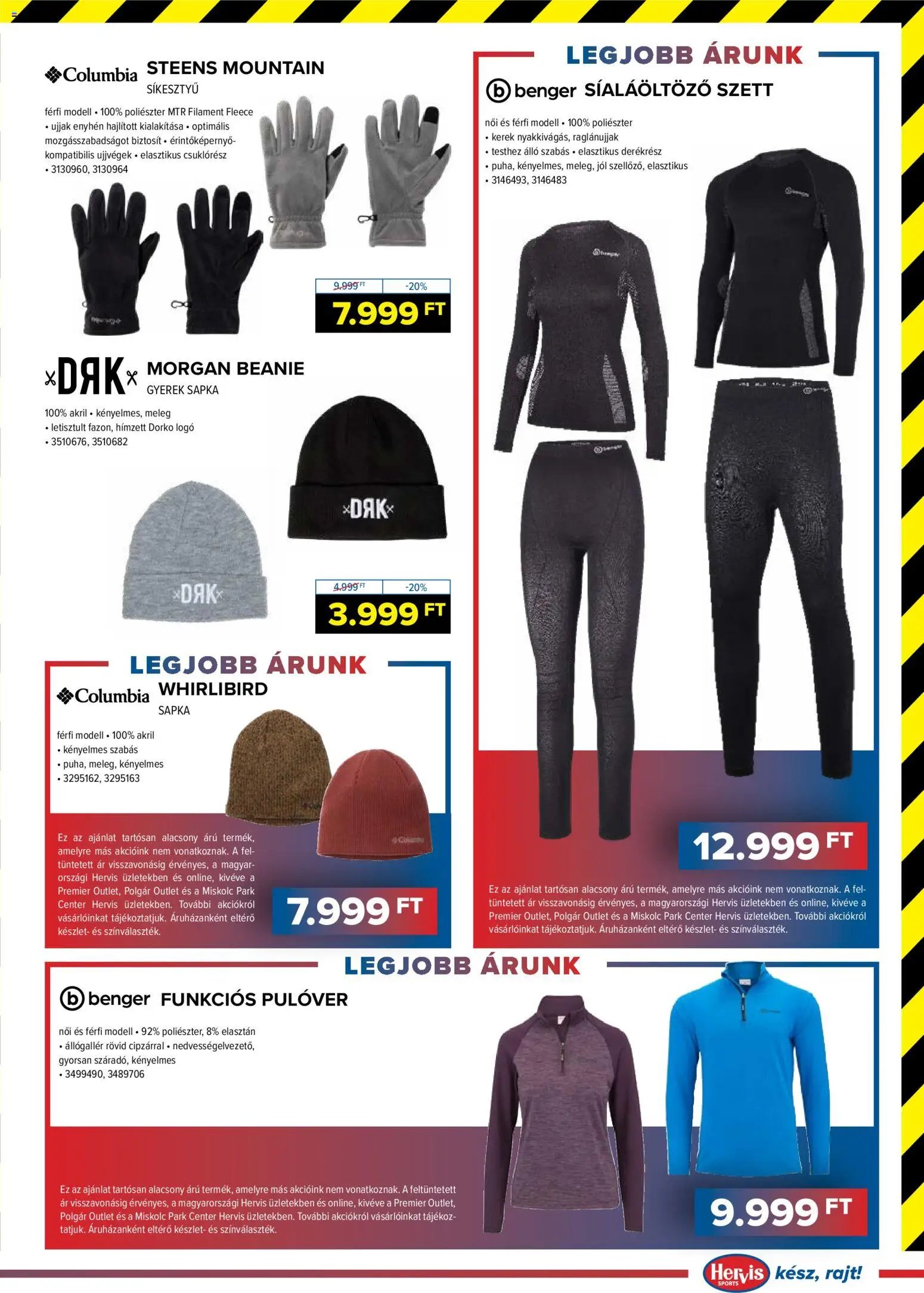 Hervis Sports újság 2025.12.16. Akciós újság Hervis Sports (2025-12-16 - 2026-01-04)