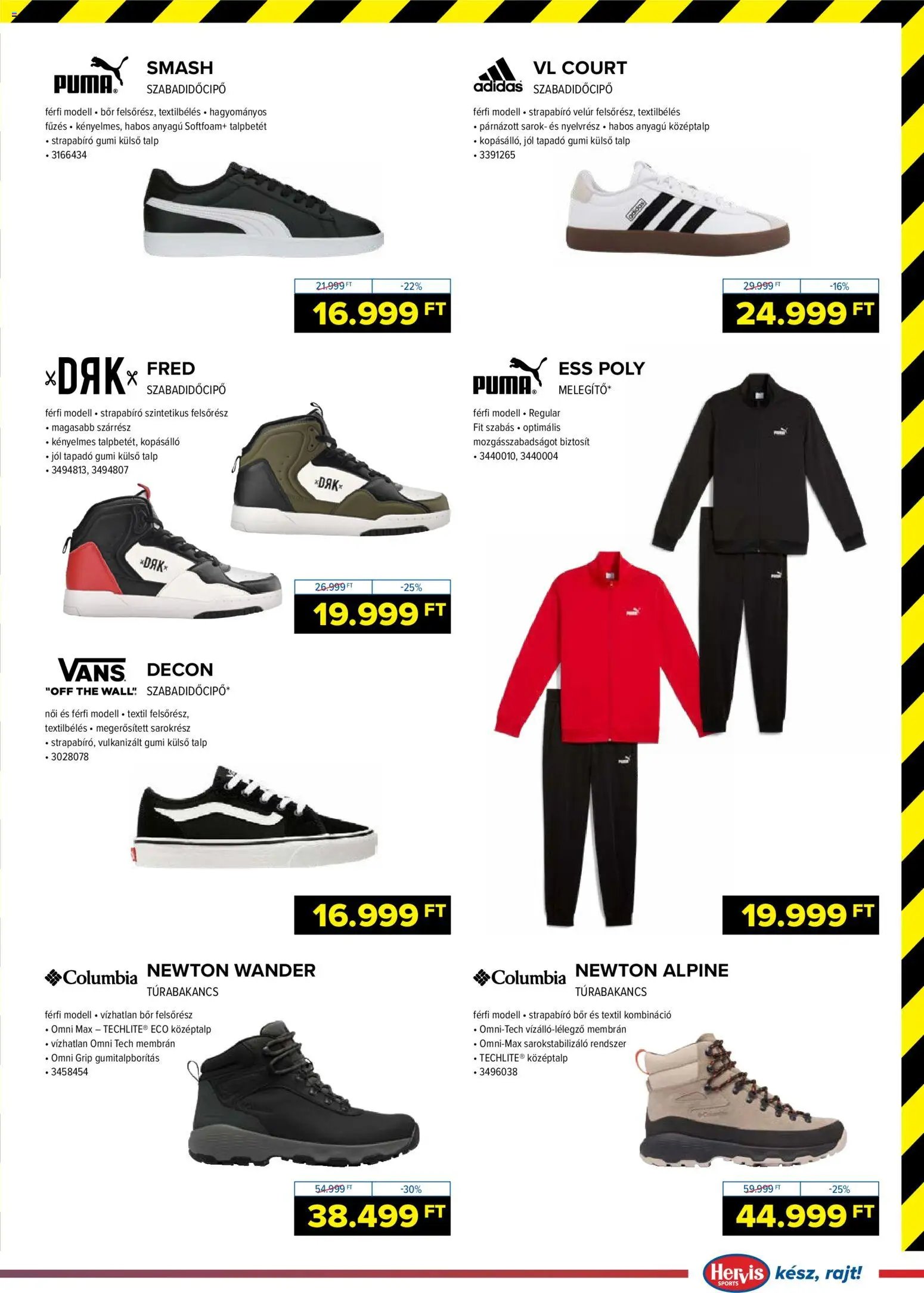 Hervis Sports újság 2025.12.16. Akciós újság Hervis Sports (2025-12-16 - 2026-01-04)