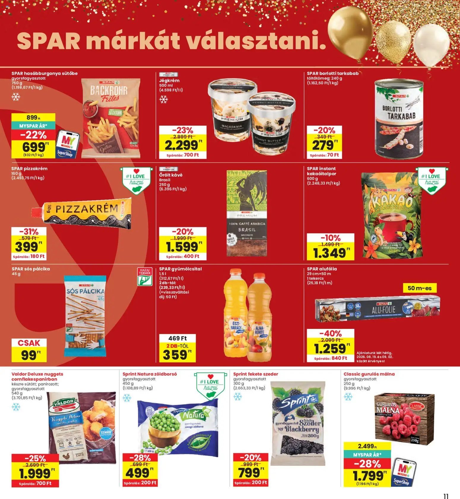 Interspar újság 2026.08.19. Interspar akciós újság