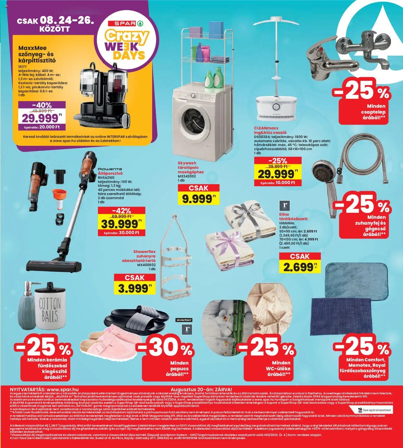 Interspar újság 2026.08.19. Interspar akciós újság