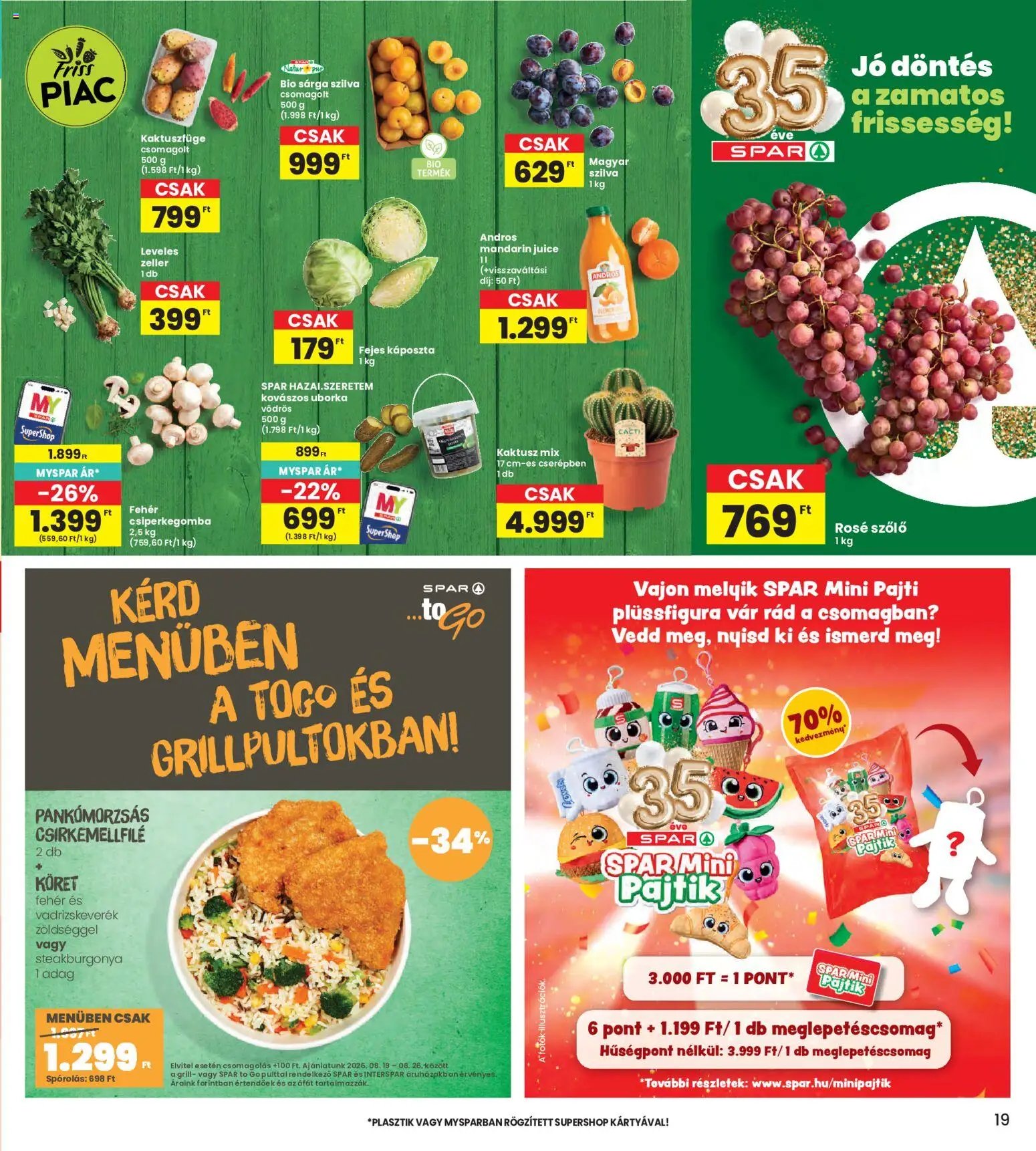 Interspar újság 2026.08.19. Interspar akciós újság