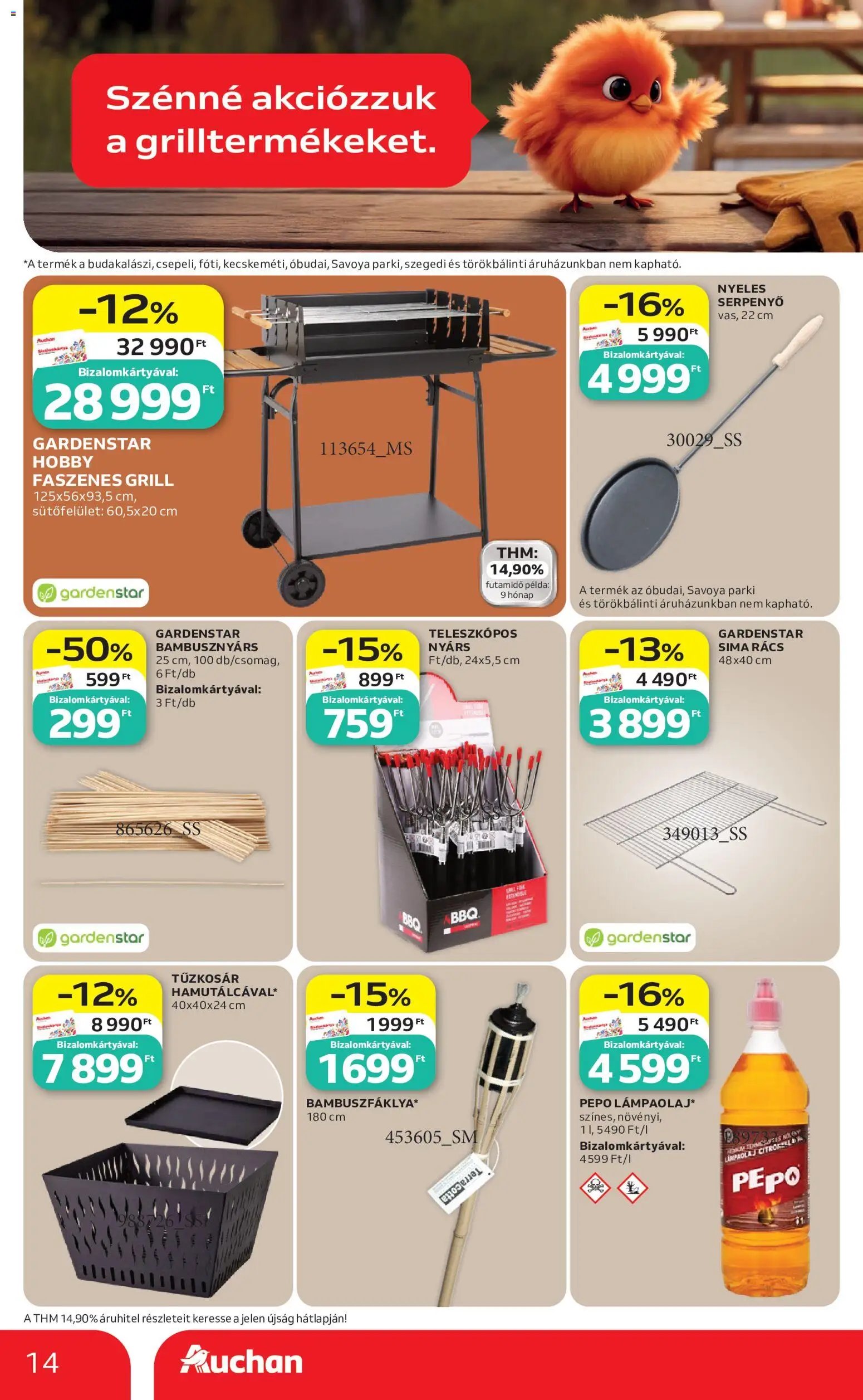 Auchan újság 2026.06.25. Auchan Grill ajánlataink