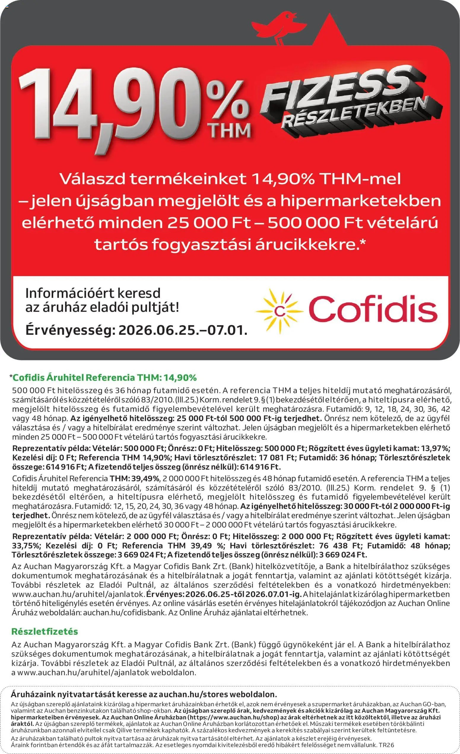 Auchan újság 2026.06.25. Auchan Grill ajánlataink