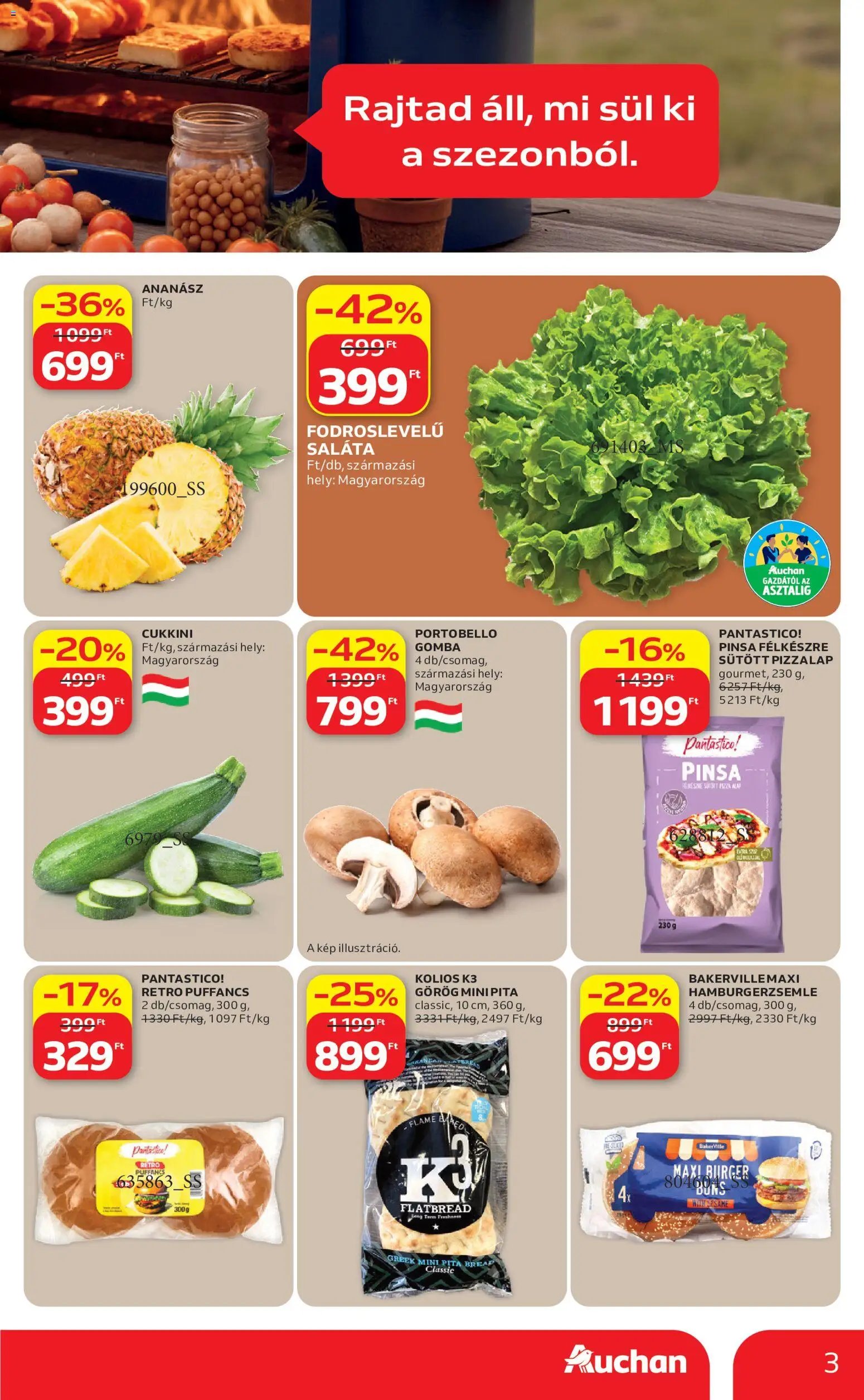 Auchan újság 2026.06.25. Auchan Grill ajánlataink