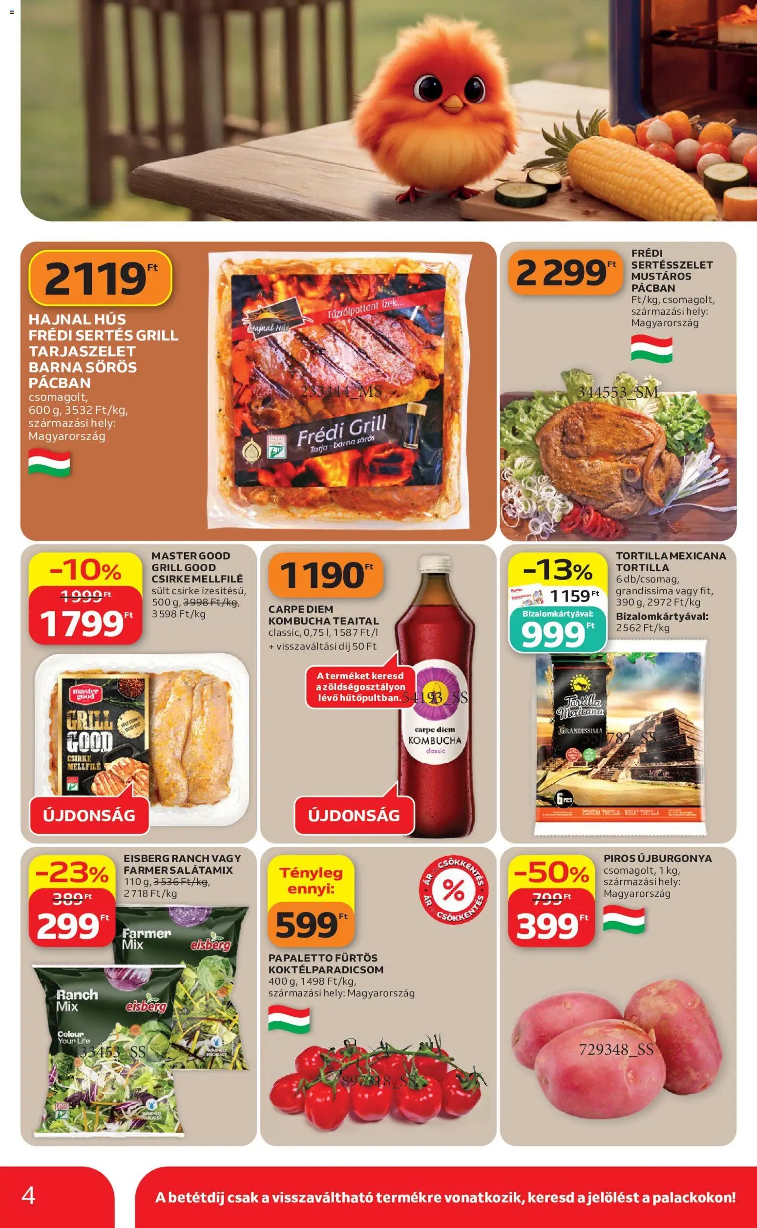 Auchan újság 2026.06.25. Auchan Grill ajánlataink