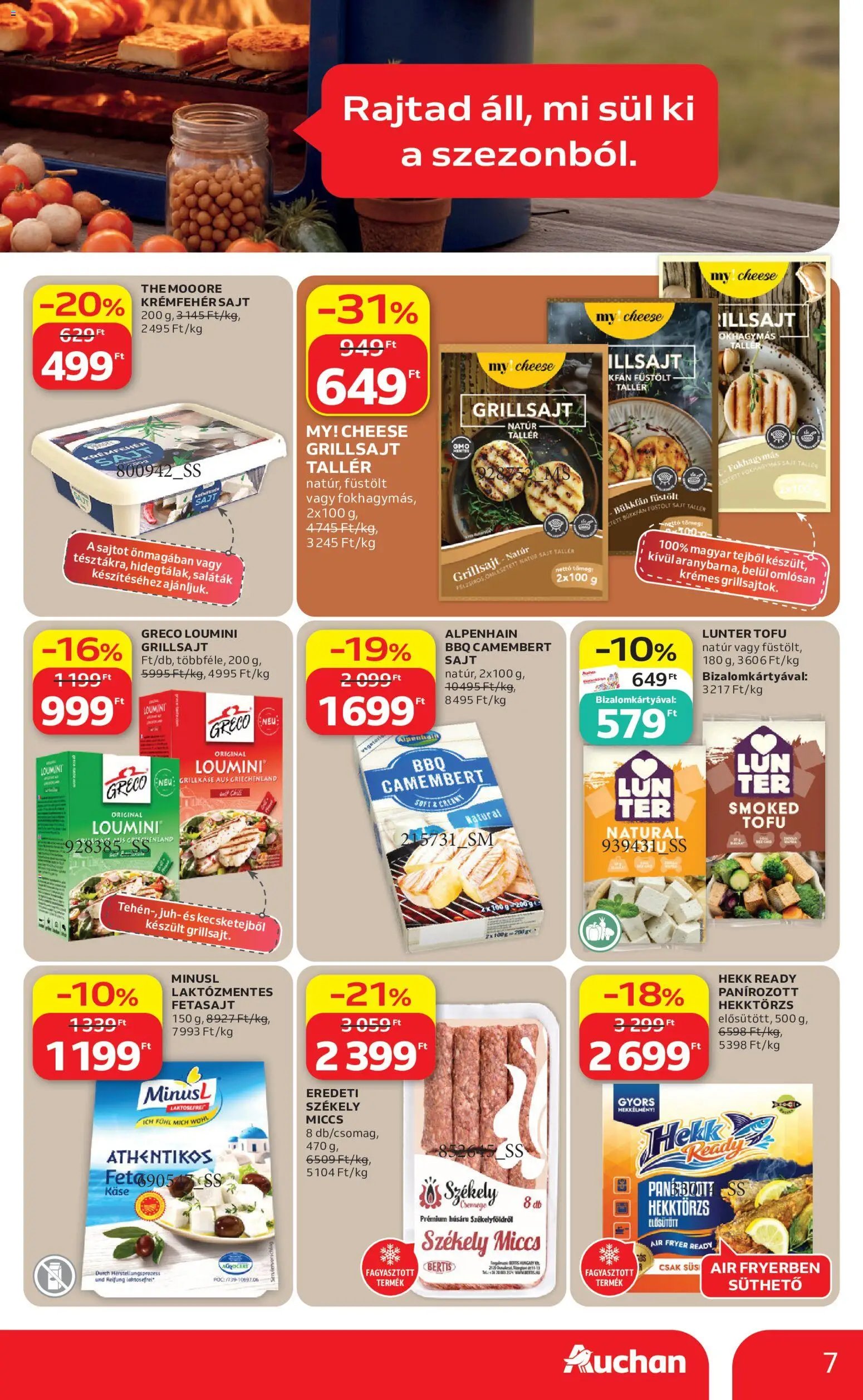Auchan újság 2026.06.25. Auchan Grill ajánlataink