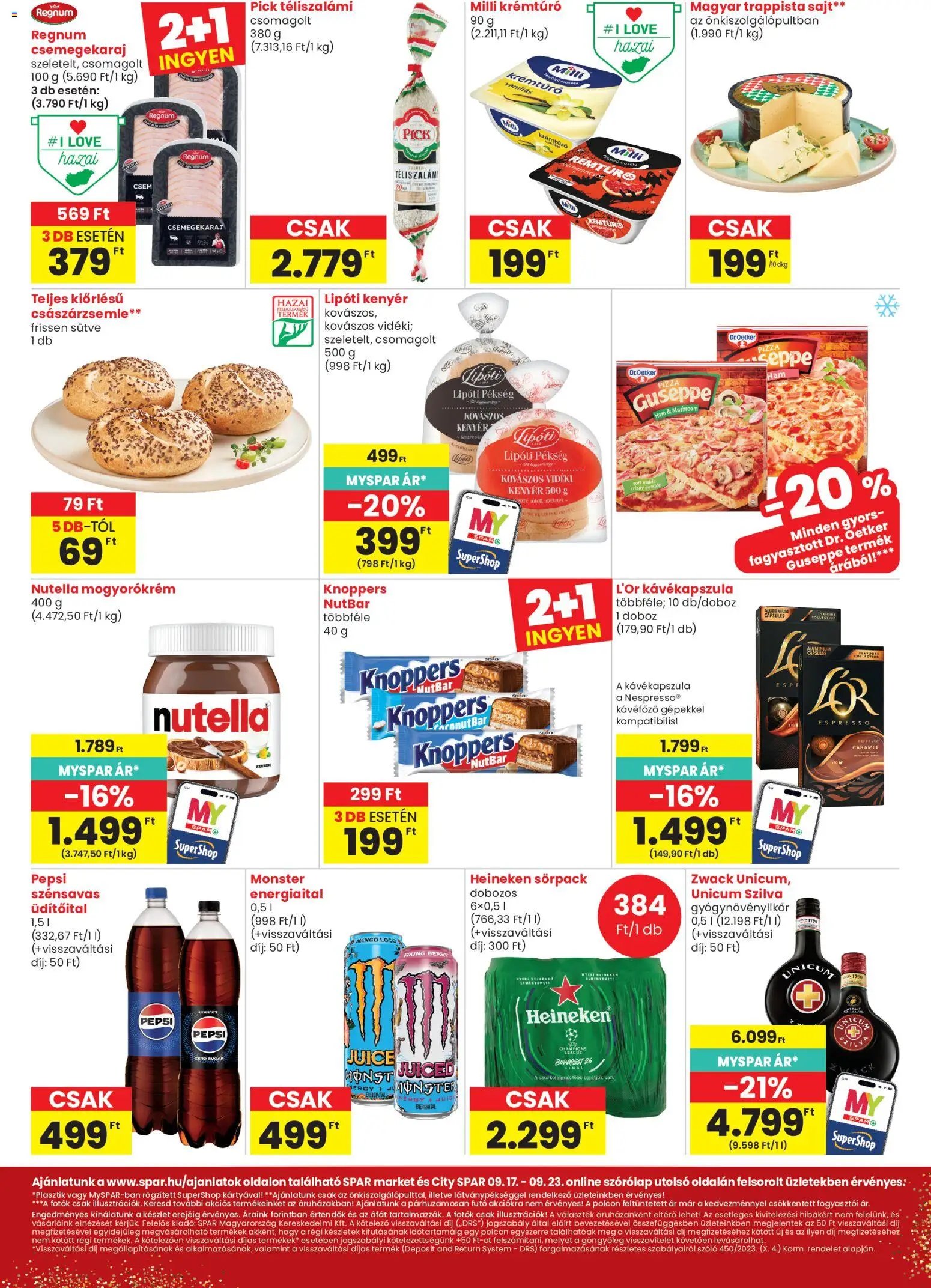 Spar újság 2026.09.17. Spar City szórólap
