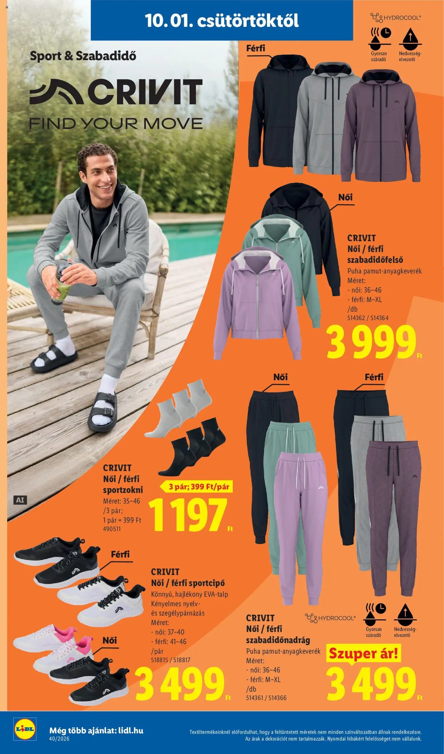 Lidl újság 2026.10.01. Lidl Nonfood kínálatunk