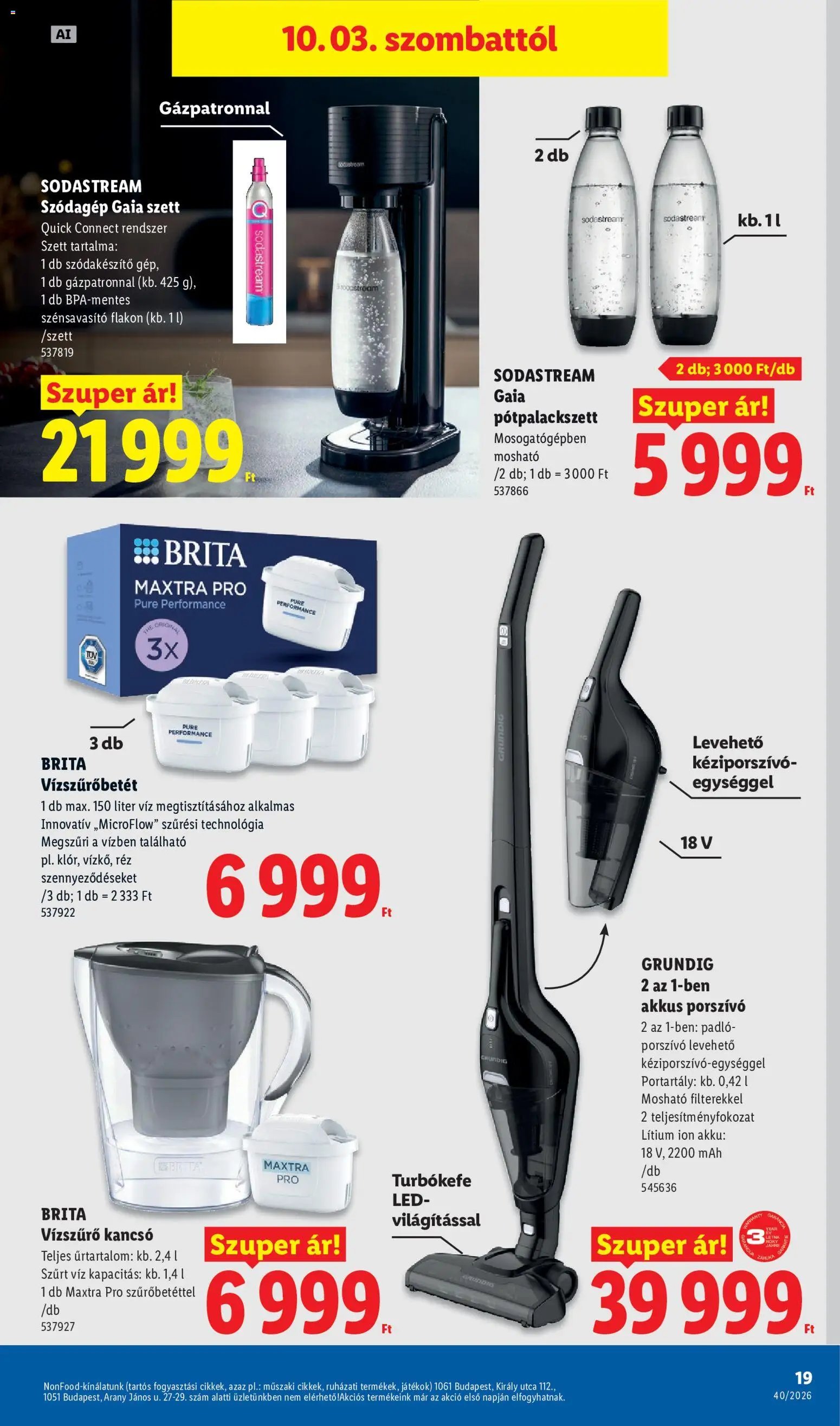Lidl újság 2026.10.01. Lidl Nonfood kínálatunk
