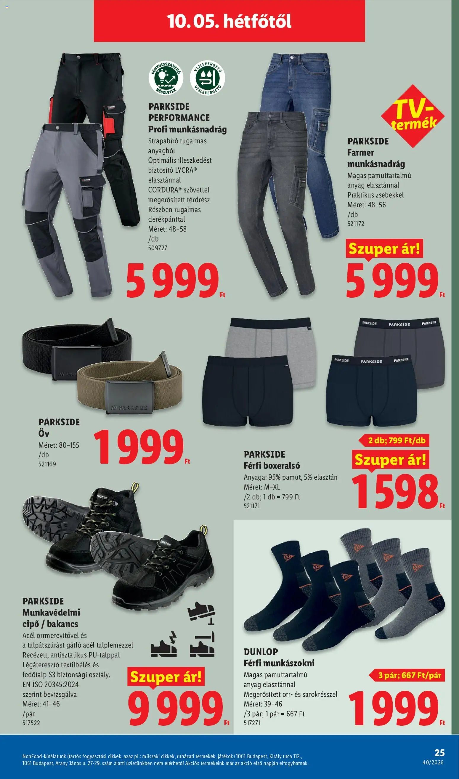 Lidl újság 2026.10.01. Lidl Nonfood kínálatunk