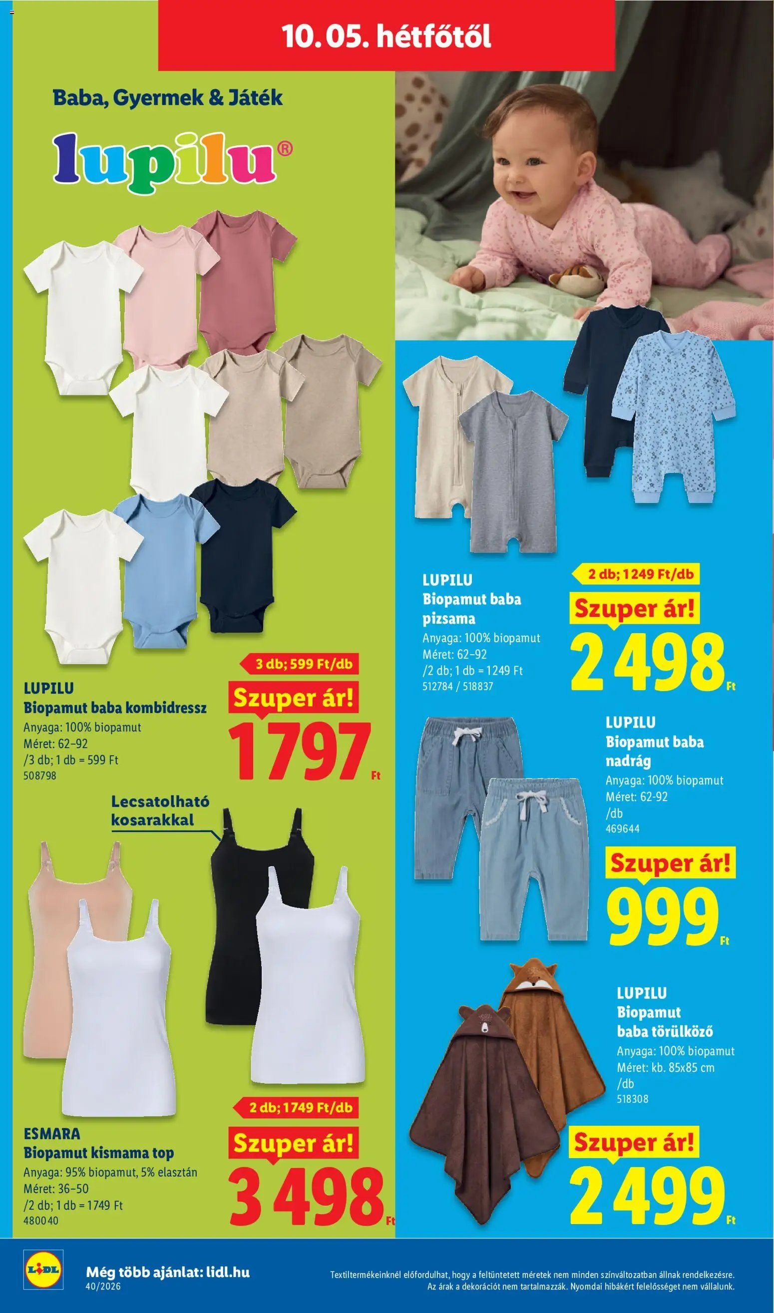 Lidl újság 2026.10.01. Lidl Nonfood kínálatunk