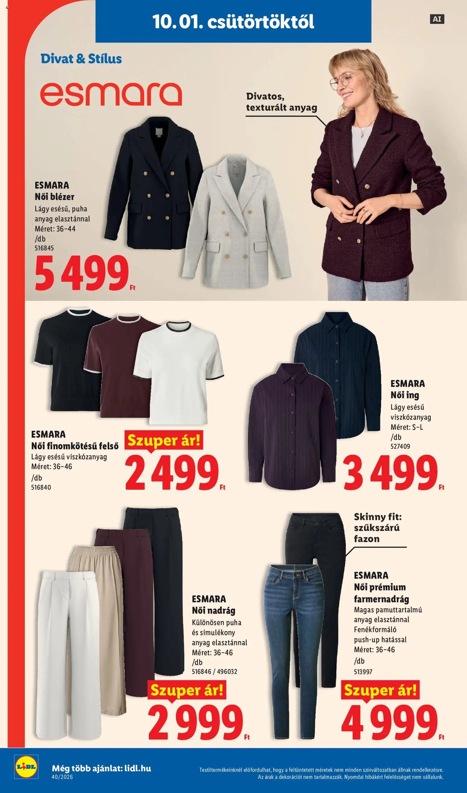 Lidl újság 2026.10.01. Lidl Nonfood kínálatunk