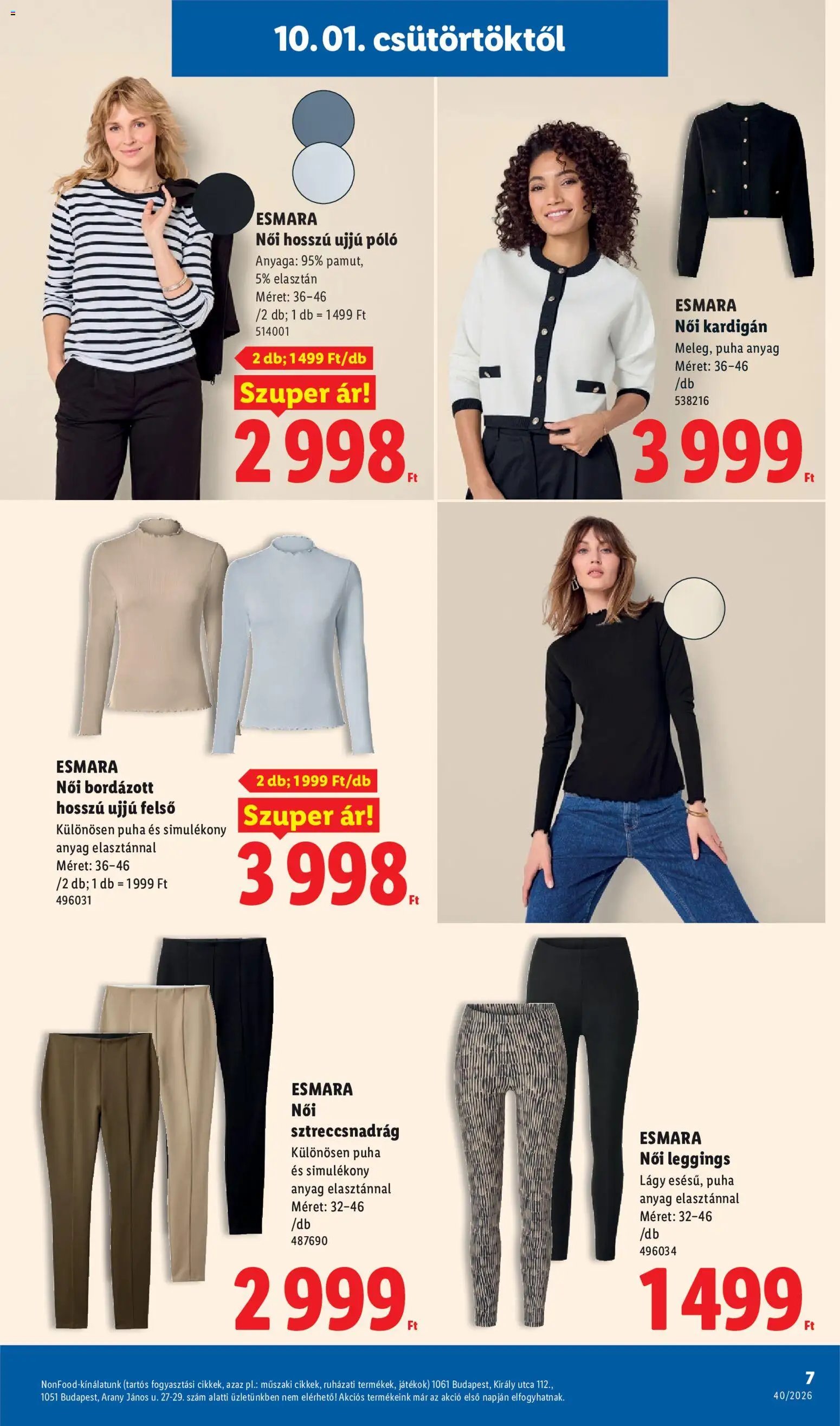 Lidl újság 2026.10.01. Lidl Nonfood kínálatunk