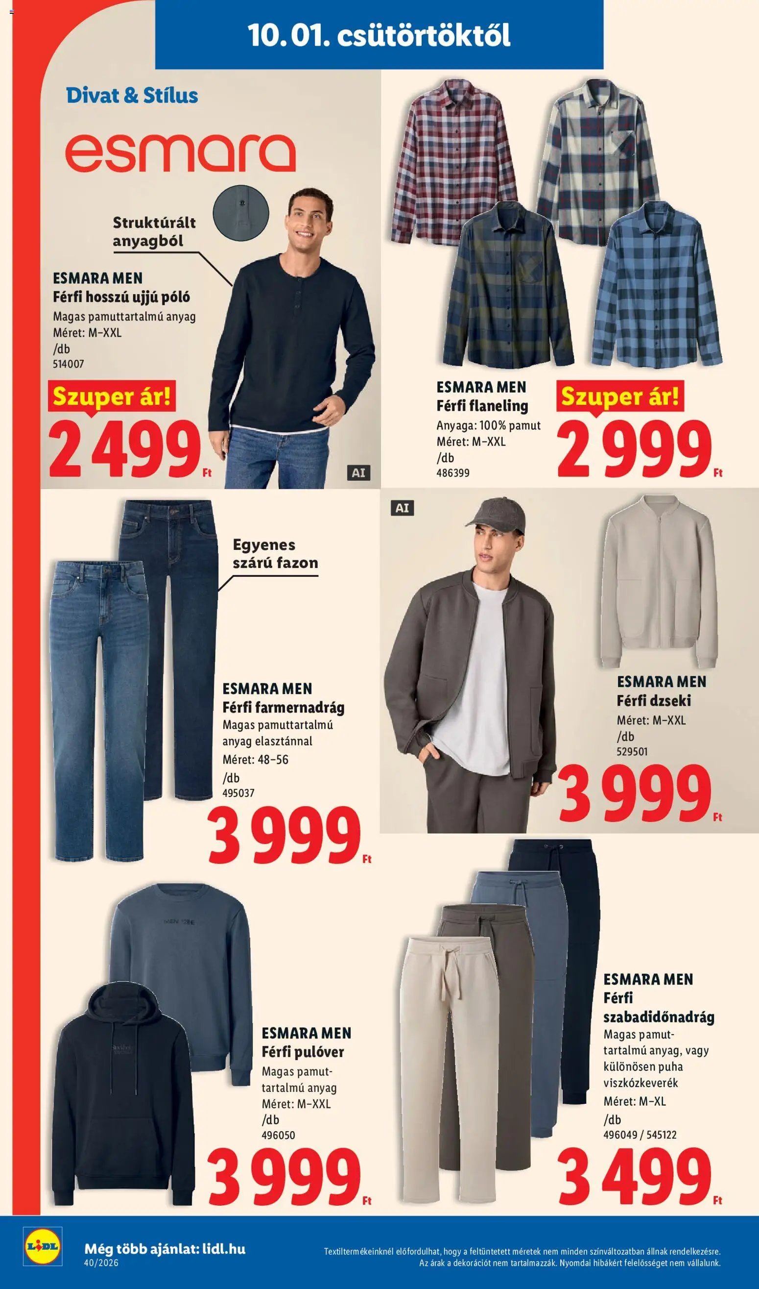 Lidl újság 2026.10.01. Lidl Nonfood kínálatunk