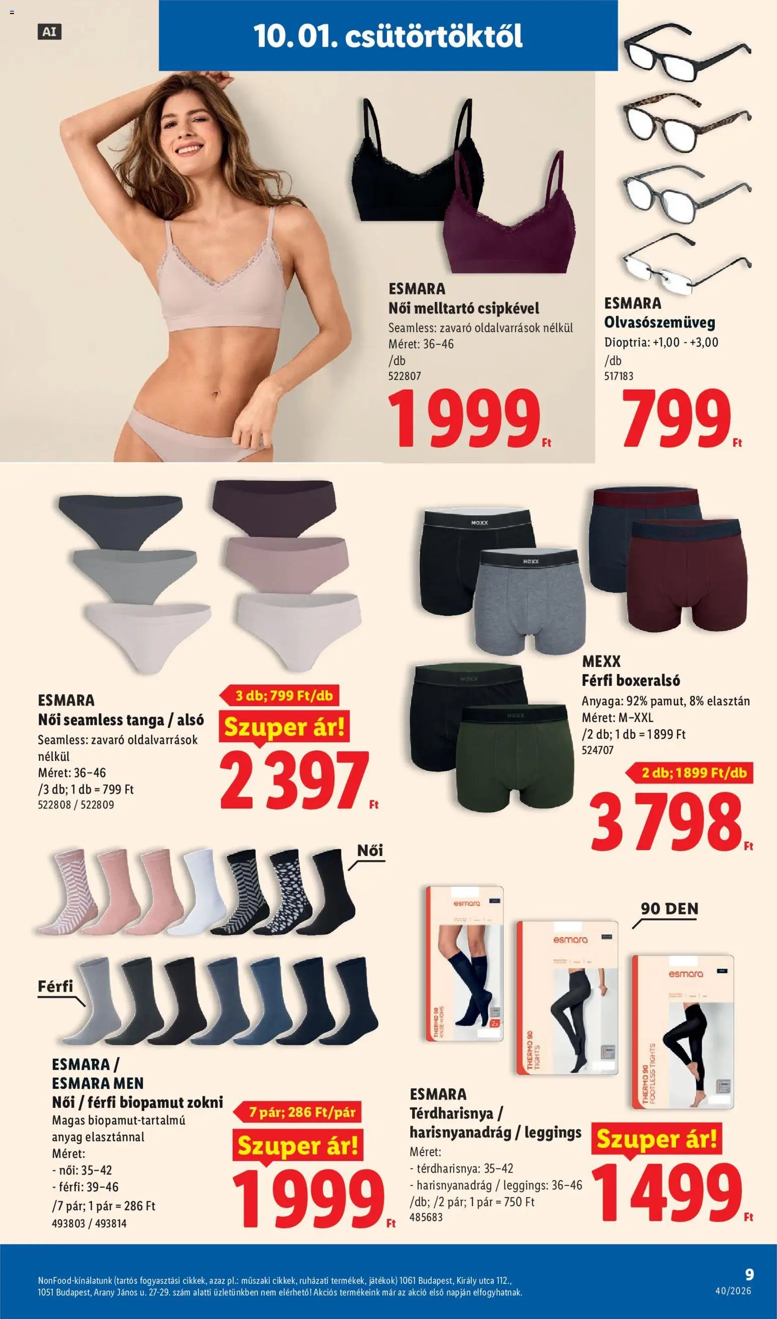 Lidl újság 2026.10.01. Lidl Nonfood kínálatunk