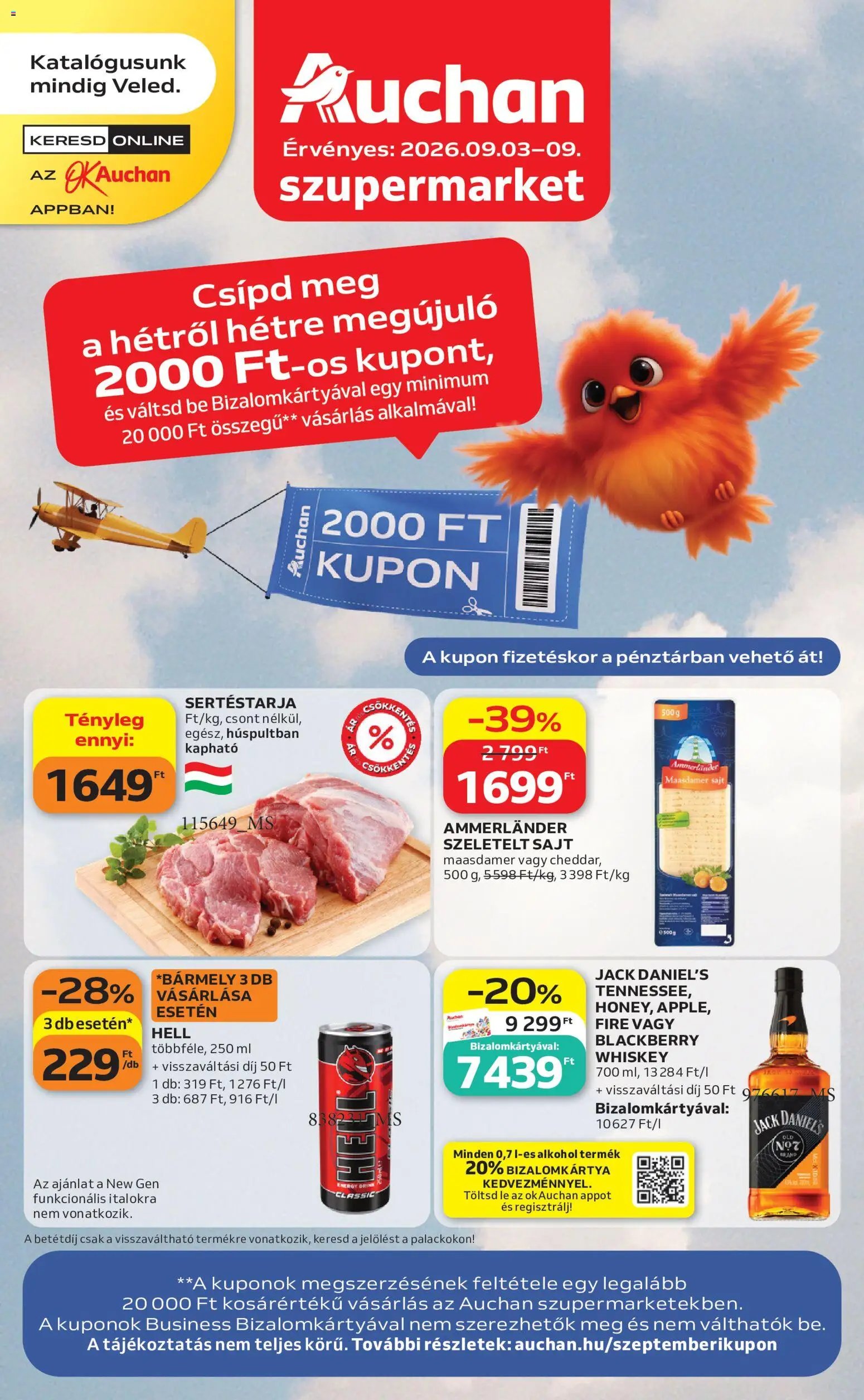 Auchan újság 2026.09.03. Auchan Szupermarket akciós újság