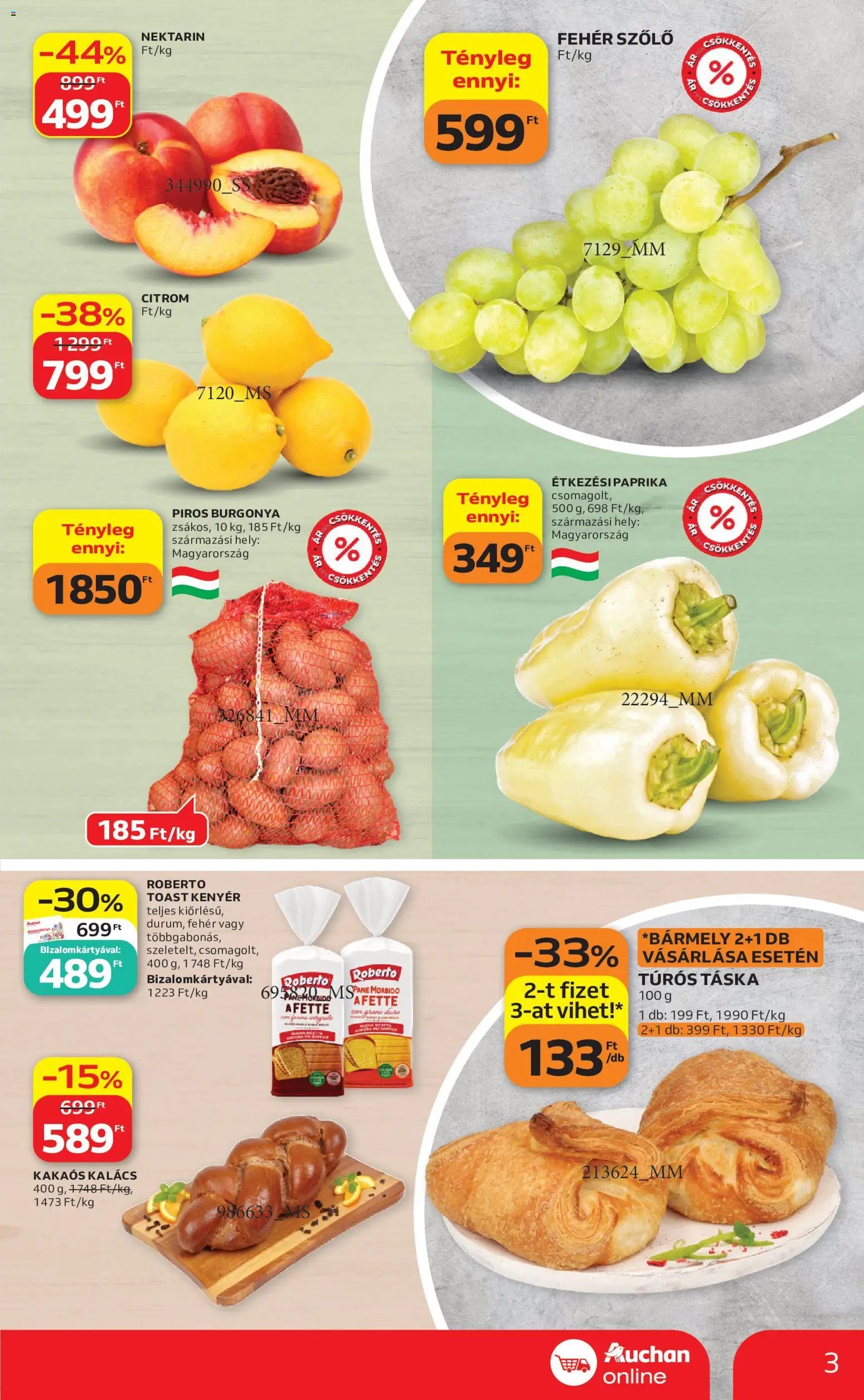 Auchan újság 2026.09.03. Auchan Szupermarket akciós újság
