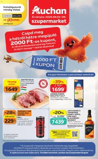 Auchan újság 2026.09.03. Auchan Szupermarket akciós újság