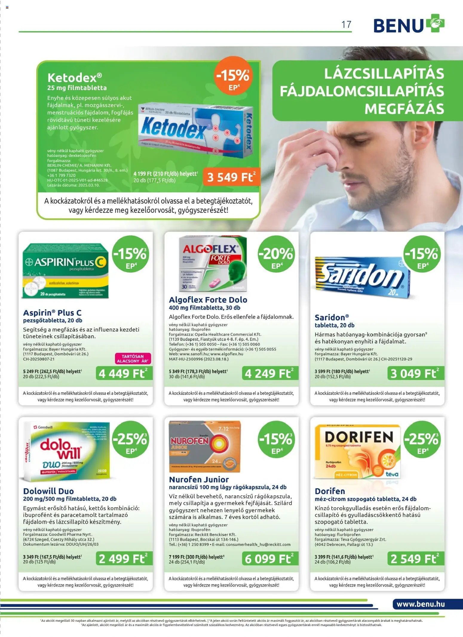 BENU Gyógyszertárak újság 2026.04.01. BENU Gyógyszertárak akciós újság (2026-04-01 - 2026-04-30)