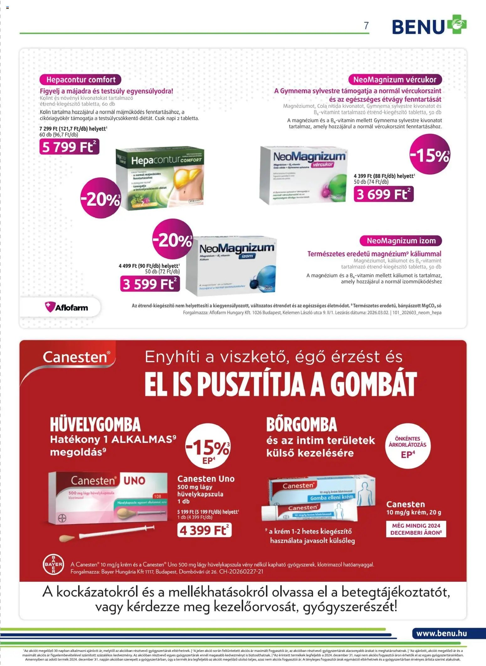 BENU Gyógyszertárak újság 2026.04.01. BENU Gyógyszertárak akciós újság (2026-04-01 - 2026-04-30)