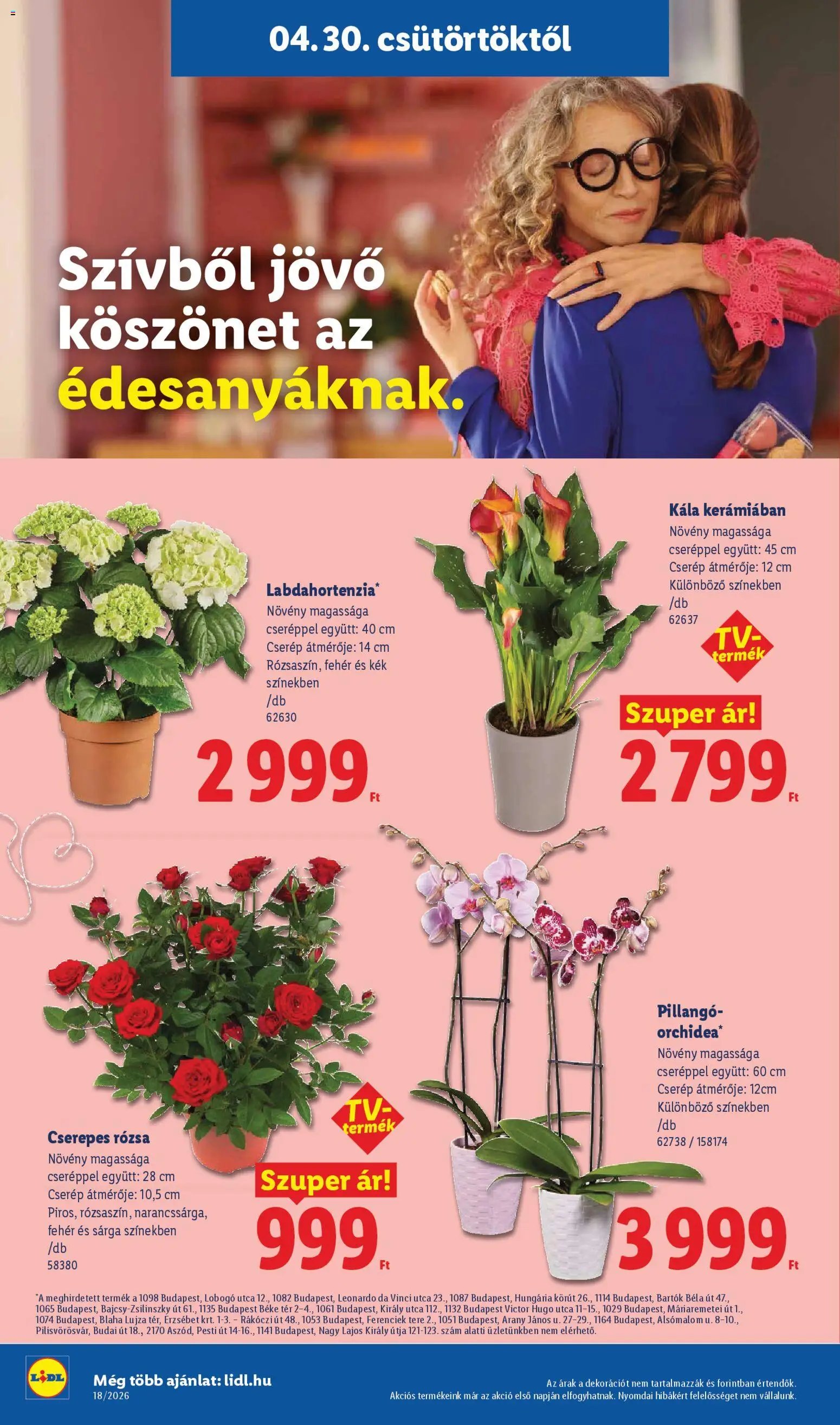 Lidl újság 2026.04.30. Lidl akciós újság (2026-04-30 - 2026-05-06)