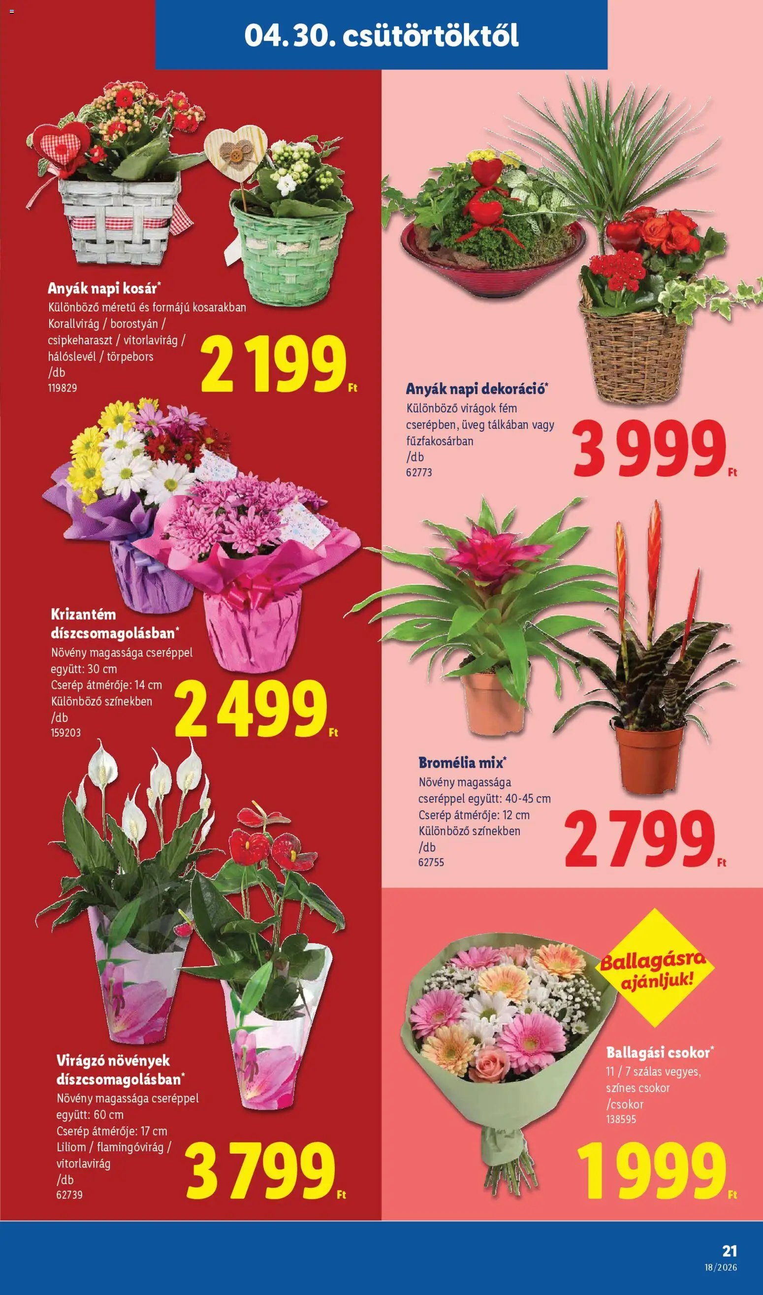 Lidl újság 2026.04.30. Lidl akciós újság (2026-04-30 - 2026-05-06)