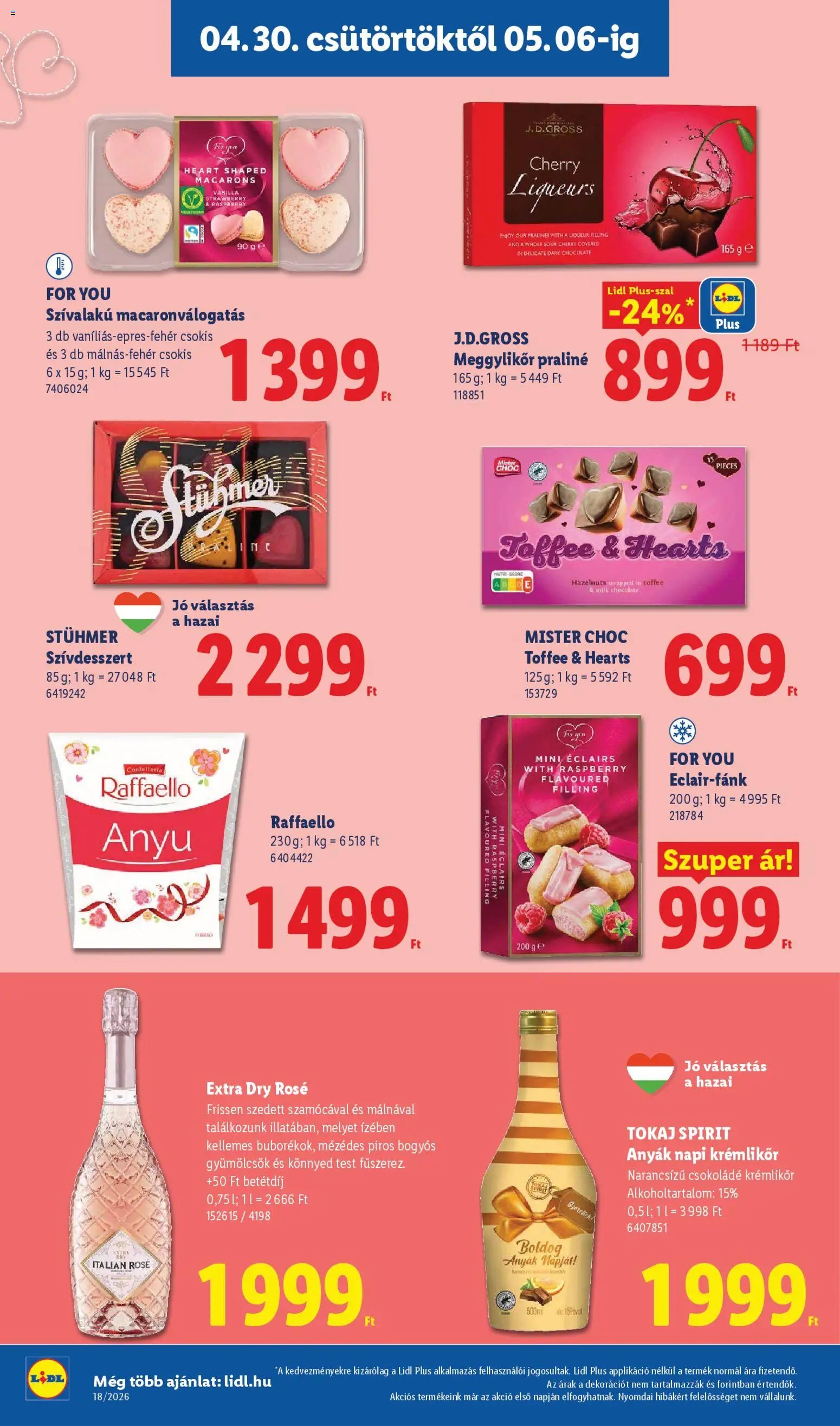 Lidl újság 2026.04.30. Lidl akciós újság (2026-04-30 - 2026-05-06)