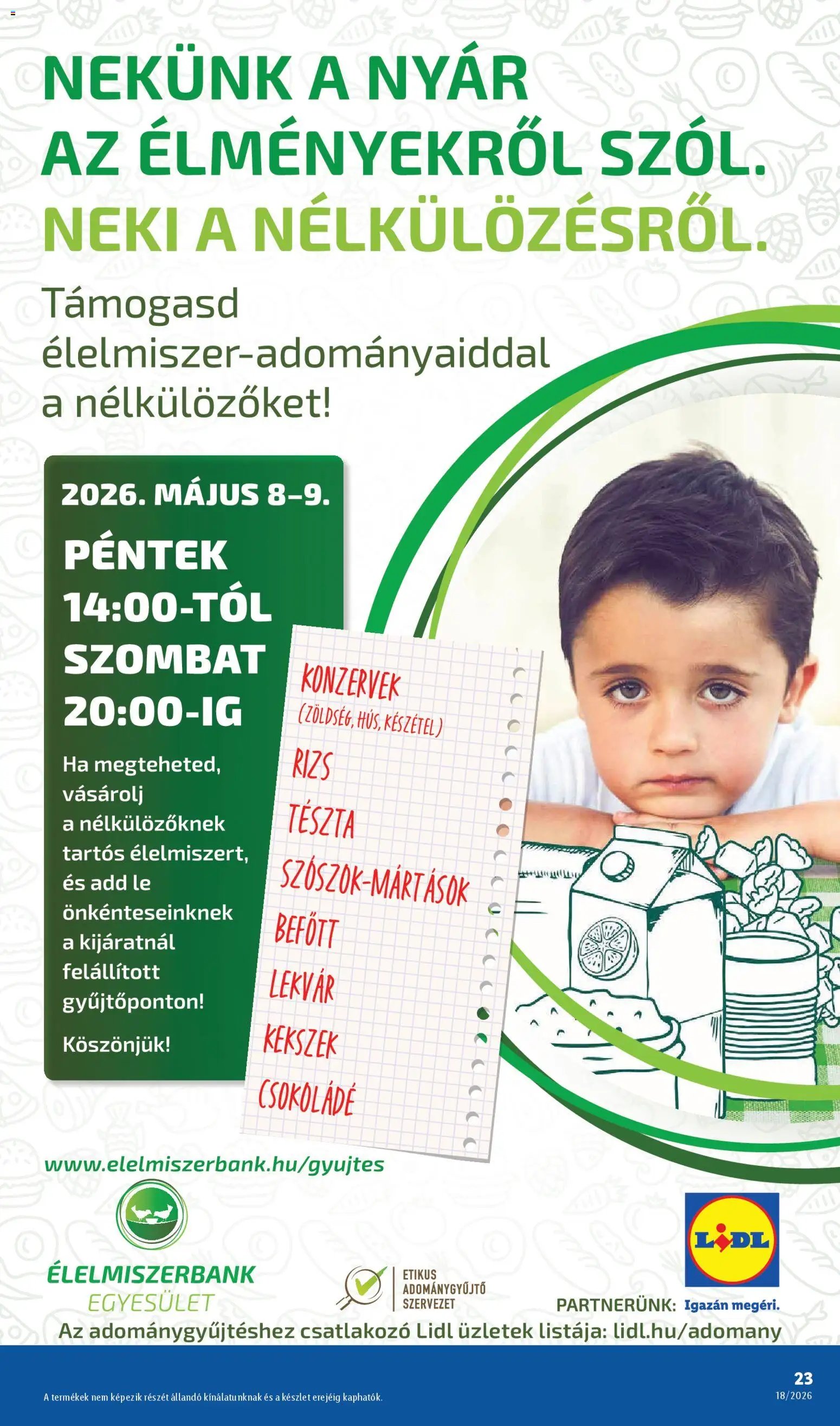 Lidl újság 2026.04.30. Lidl akciós újság (2026-04-30 - 2026-05-06)