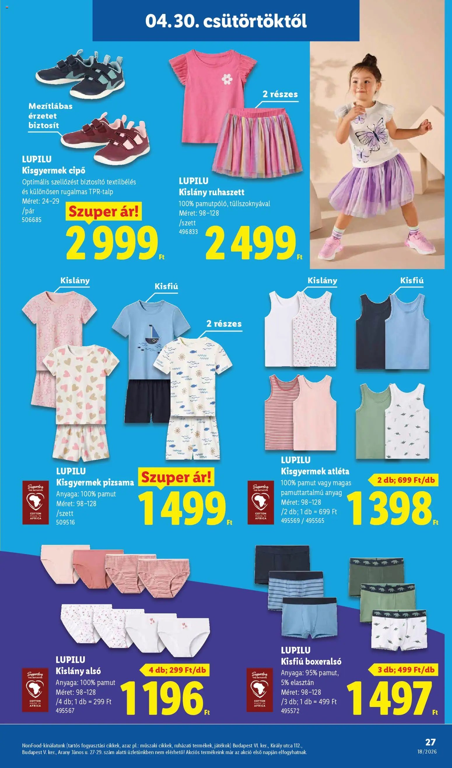 Lidl újság 2026.04.30. Lidl akciós újság (2026-04-30 - 2026-05-06)