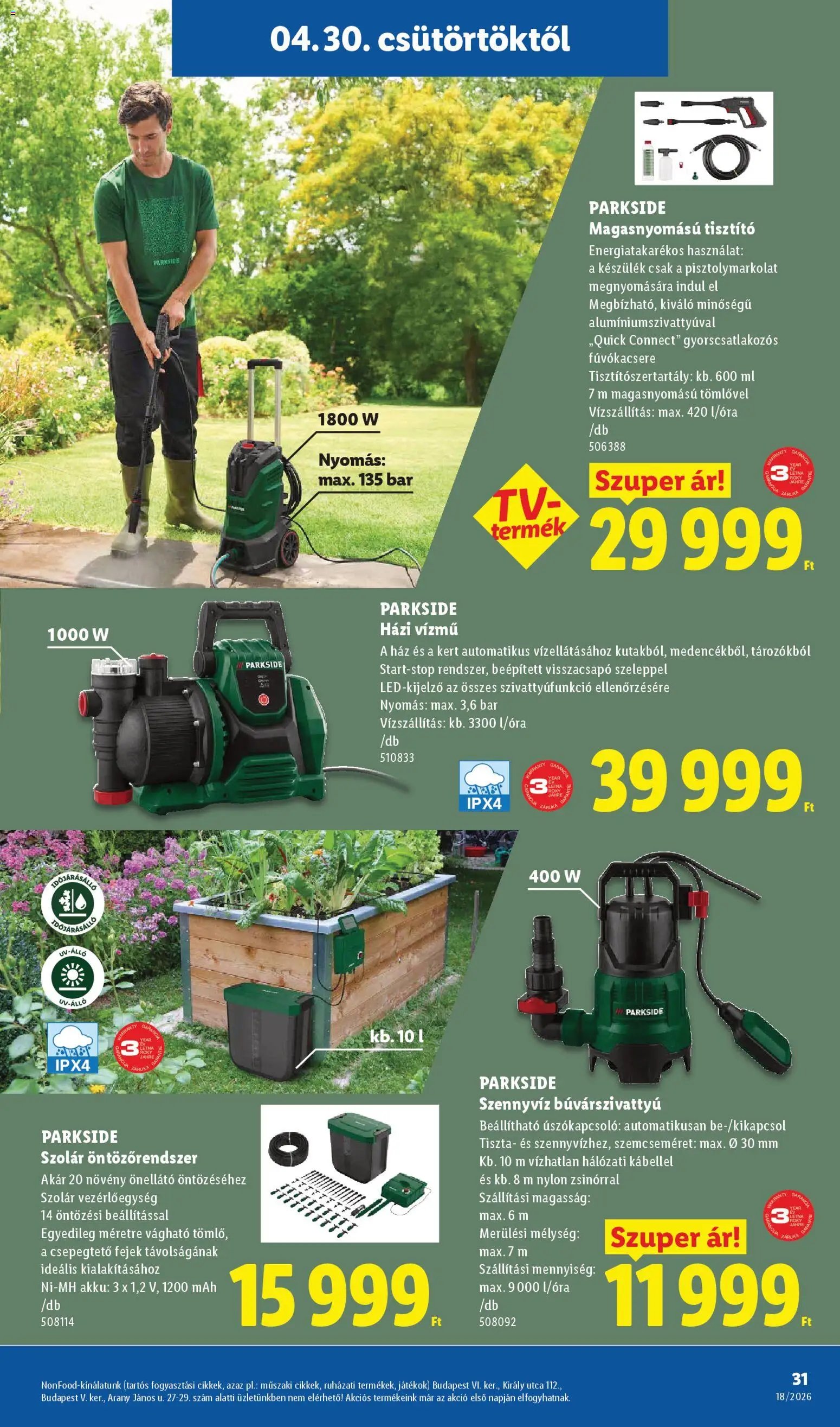 Lidl újság 2026.04.30. Lidl akciós újság (2026-04-30 - 2026-05-06)