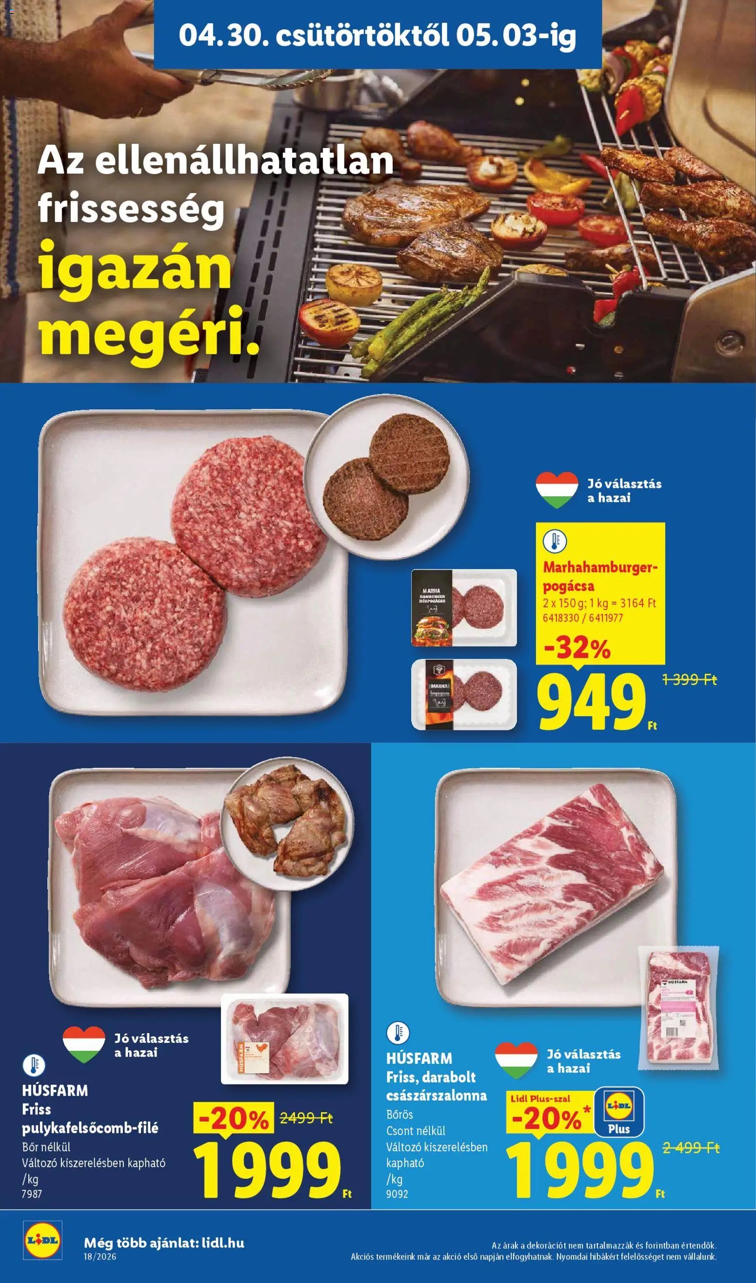 Lidl újság 2026.04.30. Lidl akciós újság (2026-04-30 - 2026-05-06)