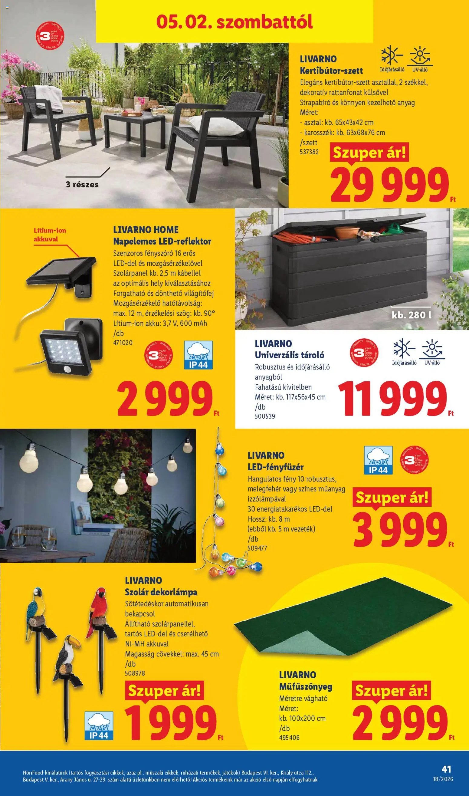 Lidl újság 2026.04.30. Lidl akciós újság (2026-04-30 - 2026-05-06)