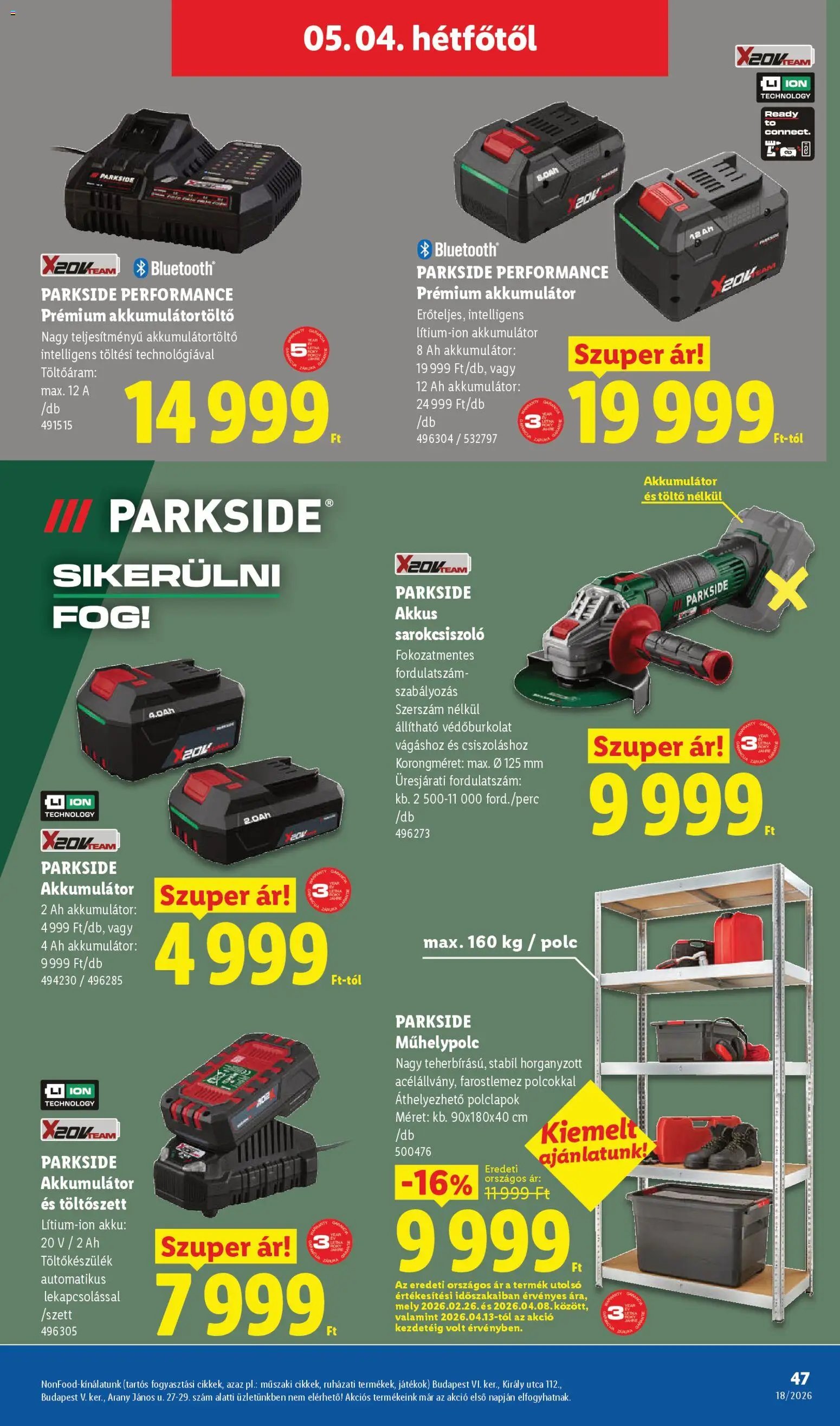 Lidl újság 2026.04.30. Lidl akciós újság (2026-04-30 - 2026-05-06)