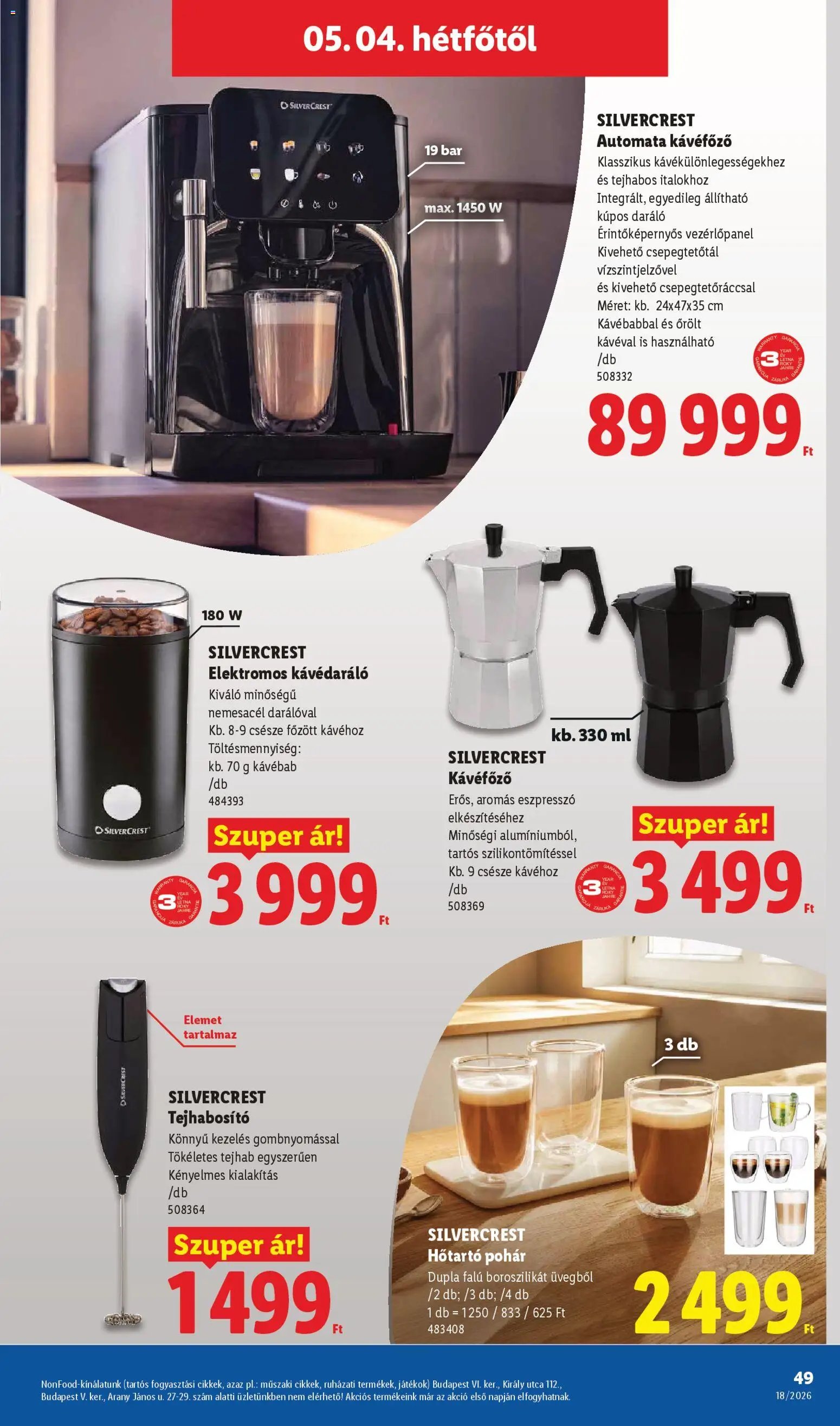 Lidl újság 2026.04.30. Lidl akciós újság (2026-04-30 - 2026-05-06)