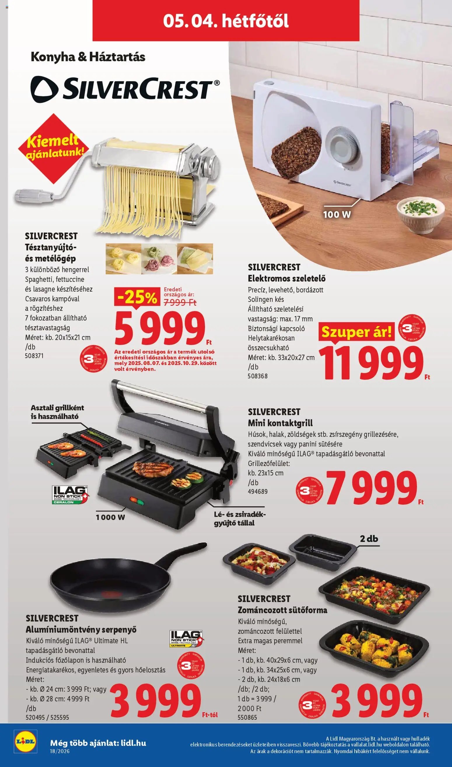 Lidl újság 2026.04.30. Lidl akciós újság (2026-04-30 - 2026-05-06)