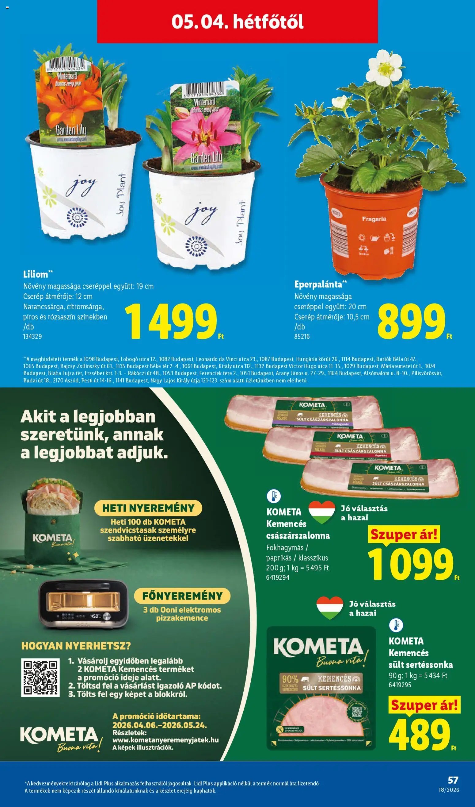 Lidl újság 2026.04.30. Lidl akciós újság (2026-04-30 - 2026-05-06)