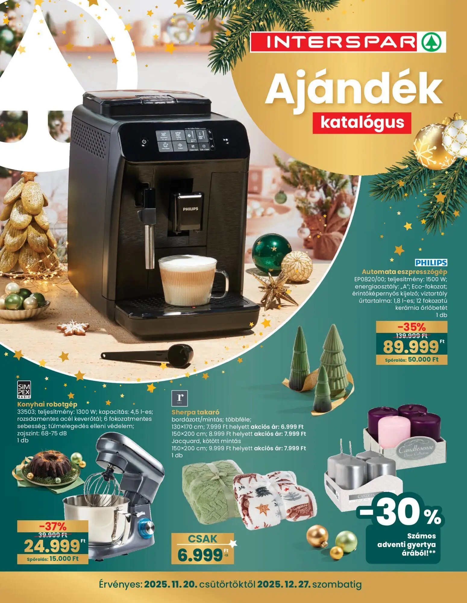 Interspar újság 2025.12.20. Ajándék katalógus (2025-12-20 - 2025-12-27)