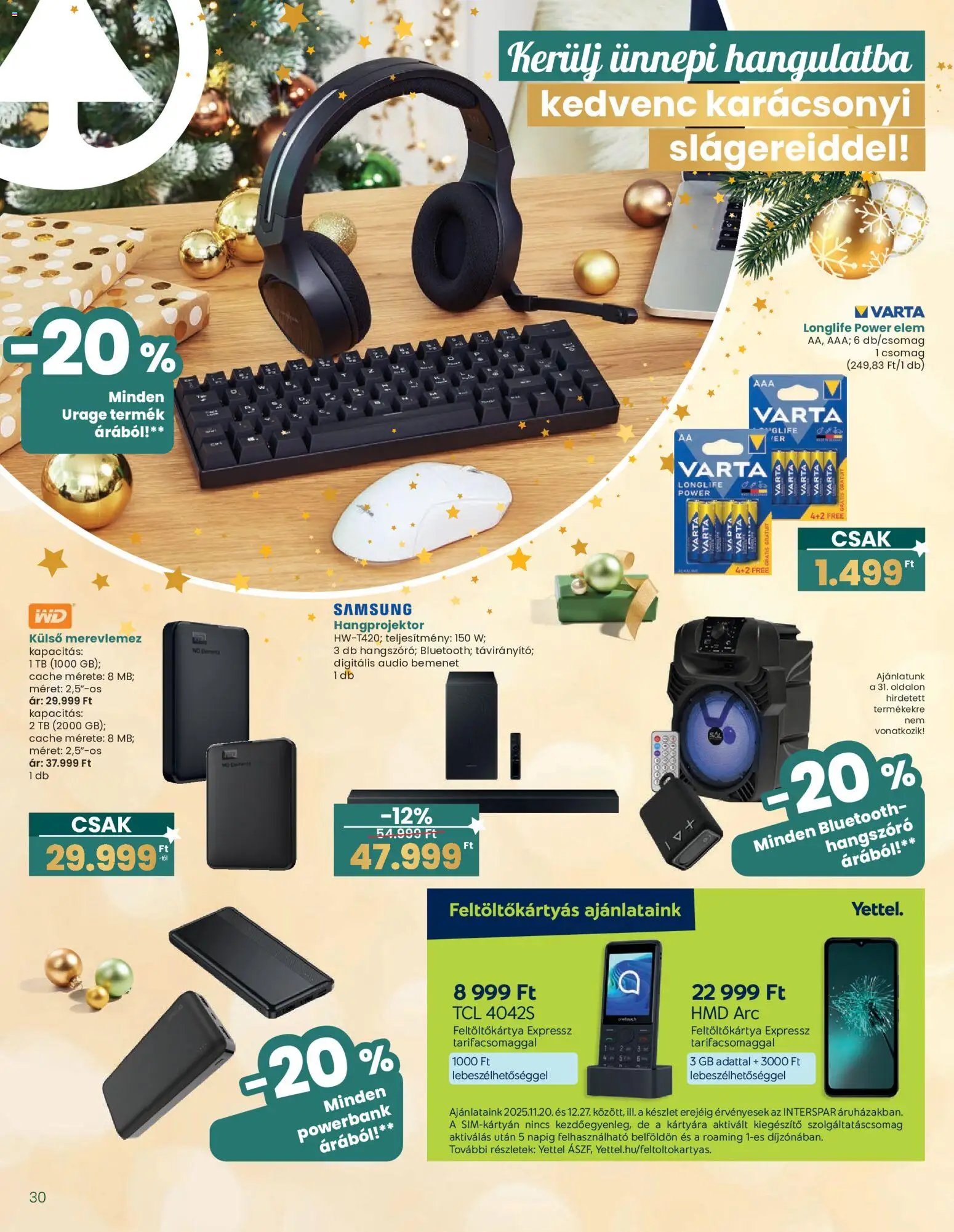 Interspar újság 2025.12.20. Ajándék katalógus (2025-12-20 - 2025-12-27)