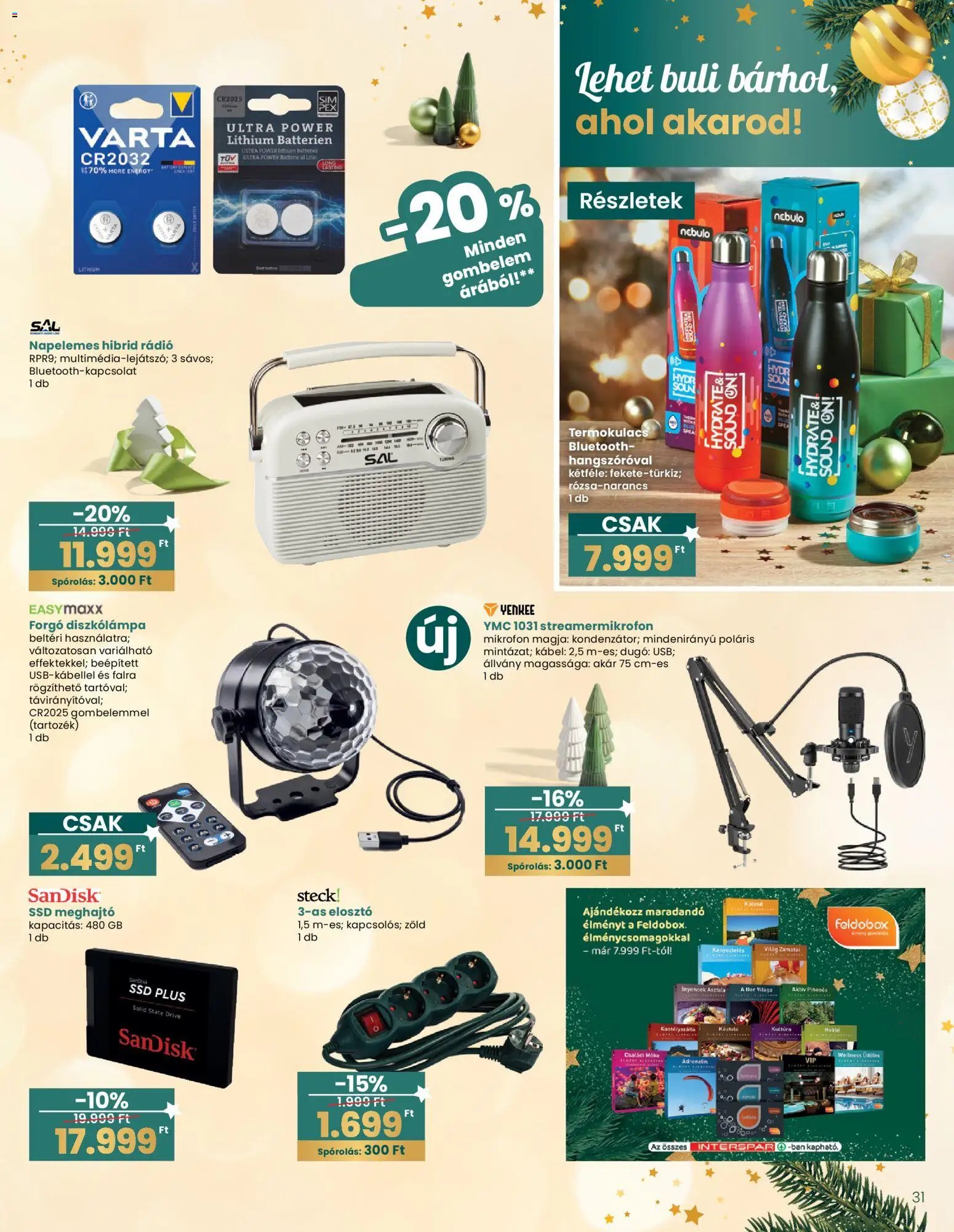 Interspar újság 2025.12.20. Ajándék katalógus (2025-12-20 - 2025-12-27)