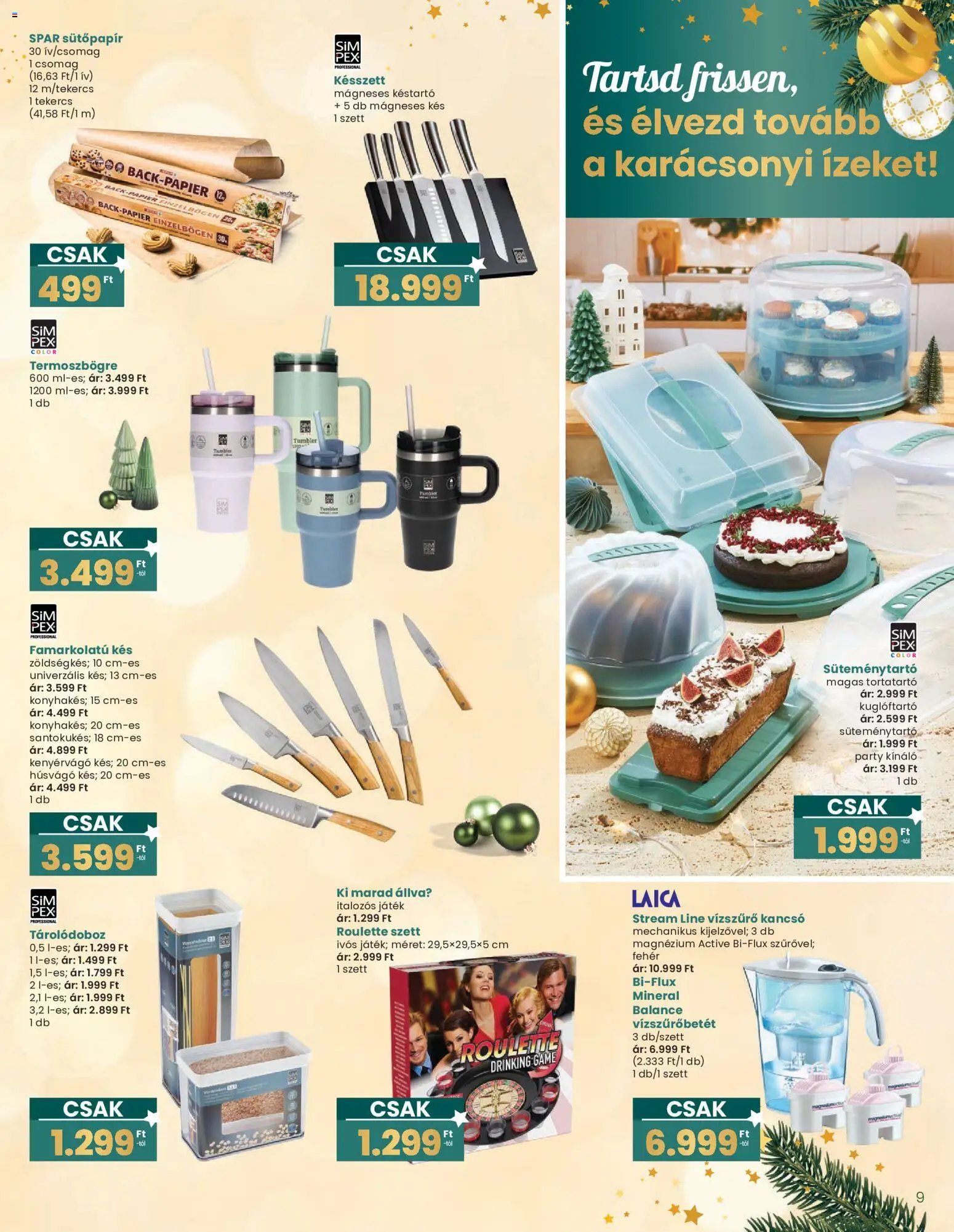 Interspar újság 2025.12.20. Ajándék katalógus (2025-12-20 - 2025-12-27)