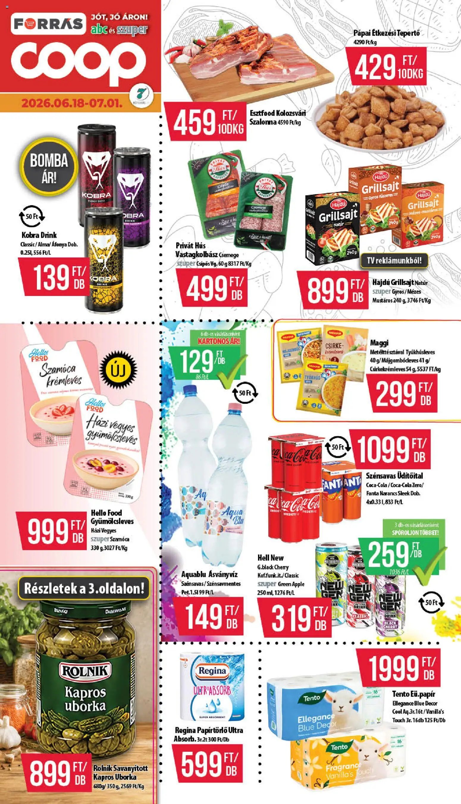 COOP újság 2026.06.18. COOP akciós újság
