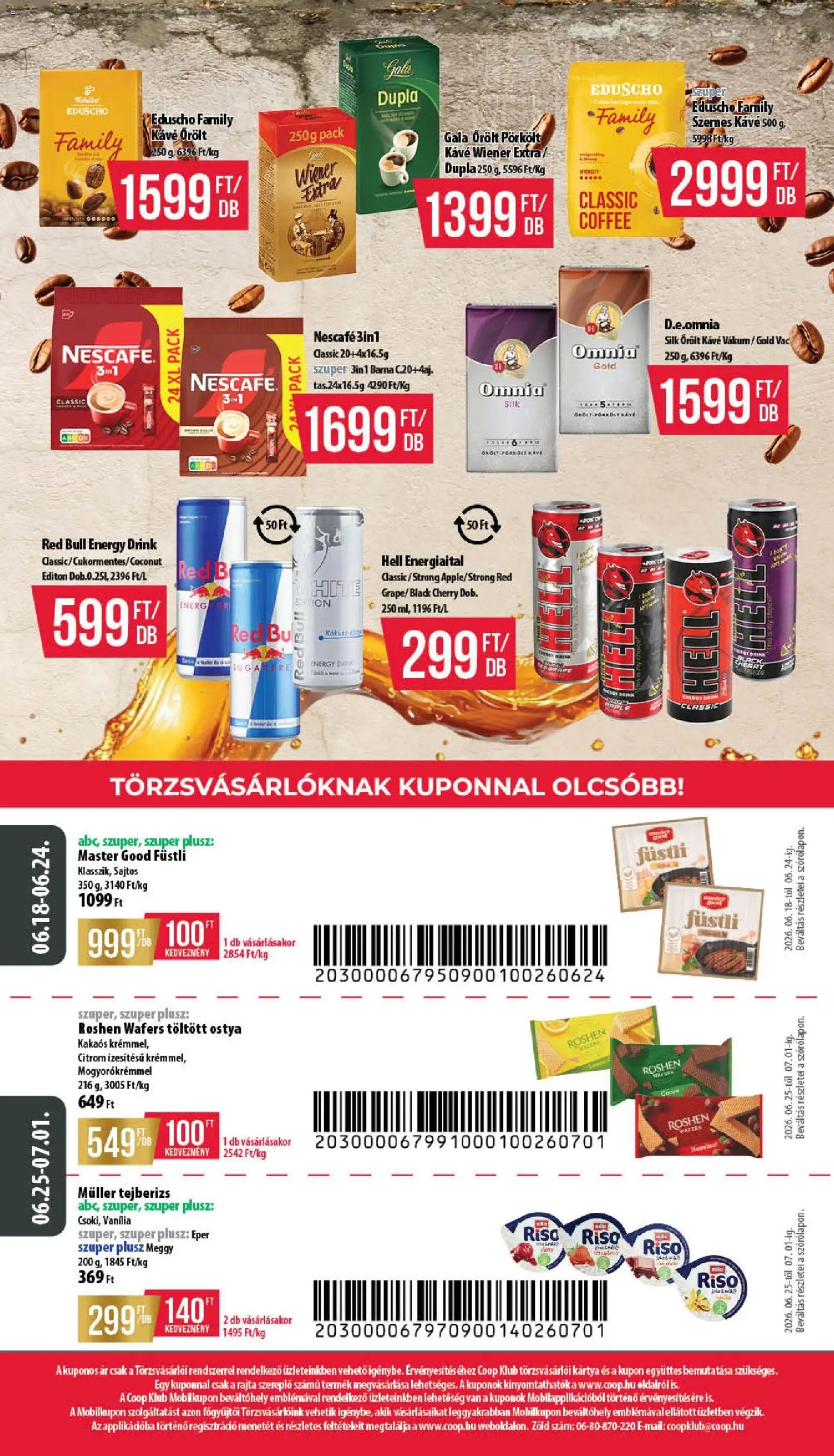 COOP újság 2026.06.18. COOP akciós újság