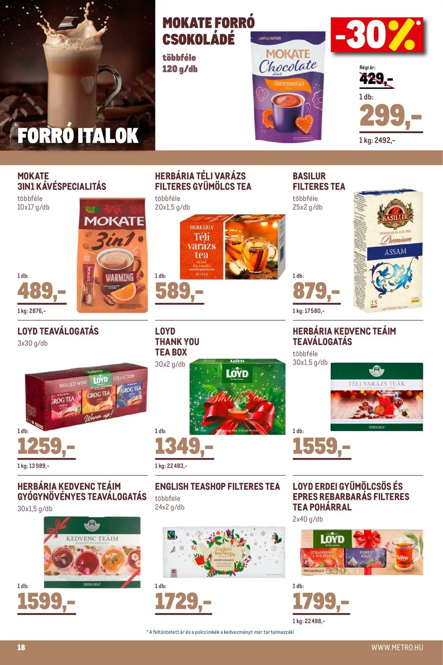 Metro újság 2025.11.02. Élelmiszer és Szezonális katalógus 2025/11 (2025-11-02 - 2025-11-30)