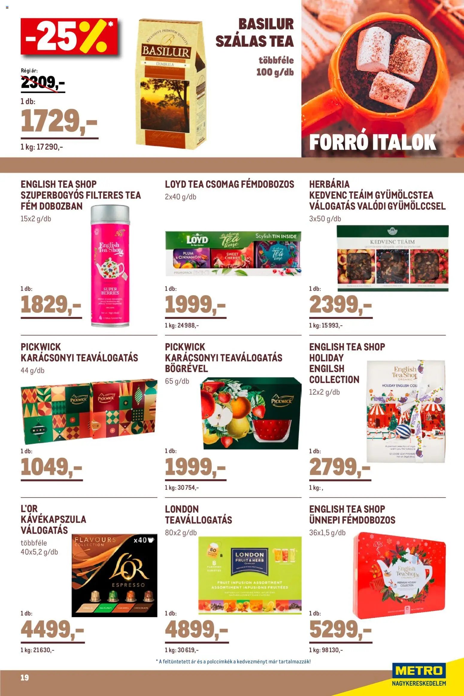 Metro újság 2025.11.02. Élelmiszer és Szezonális katalógus 2025/11 (2025-11-02 - 2025-11-30)