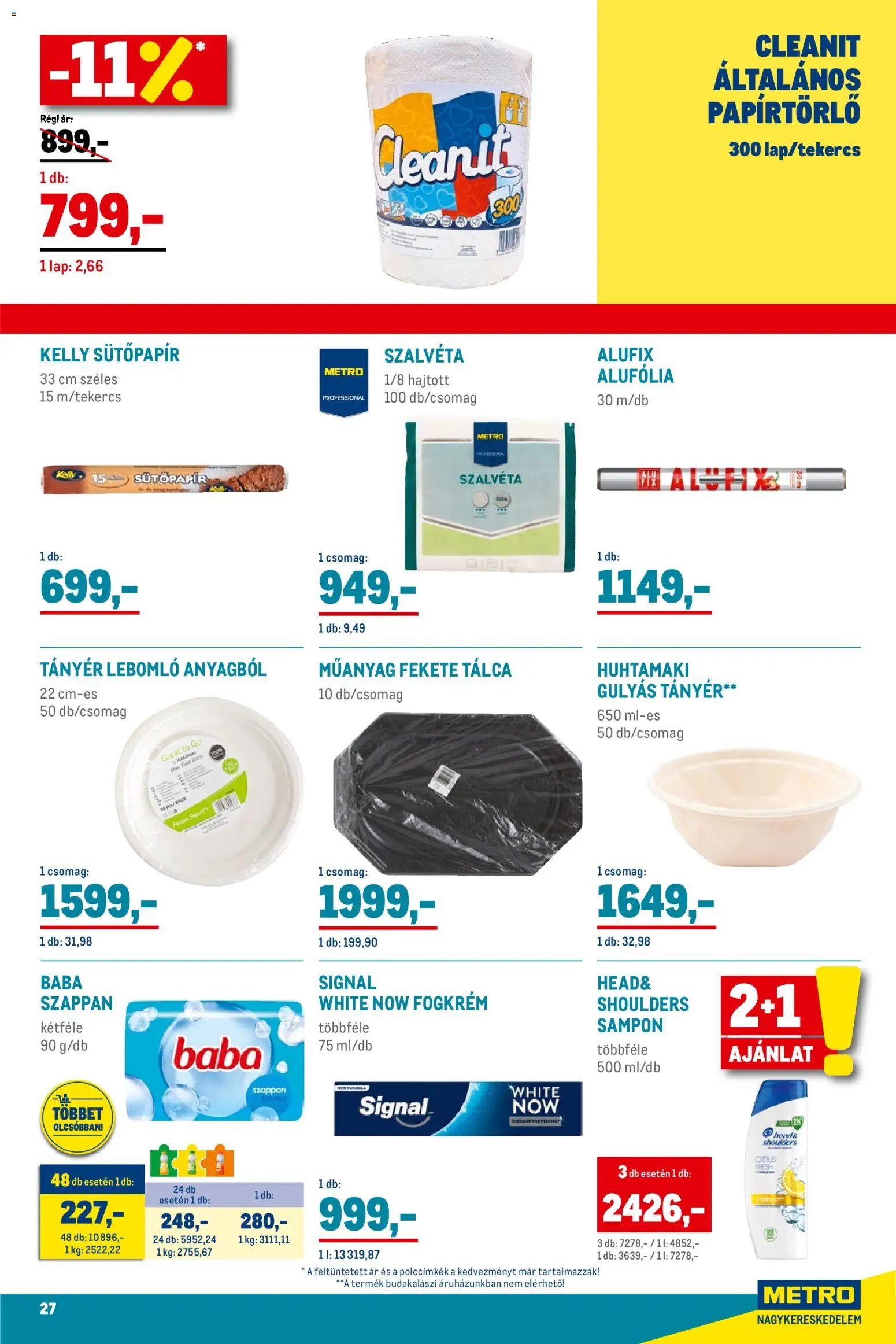 Metro újság 2025.11.02. Élelmiszer és Szezonális katalógus 2025/11 (2025-11-02 - 2025-11-30)
