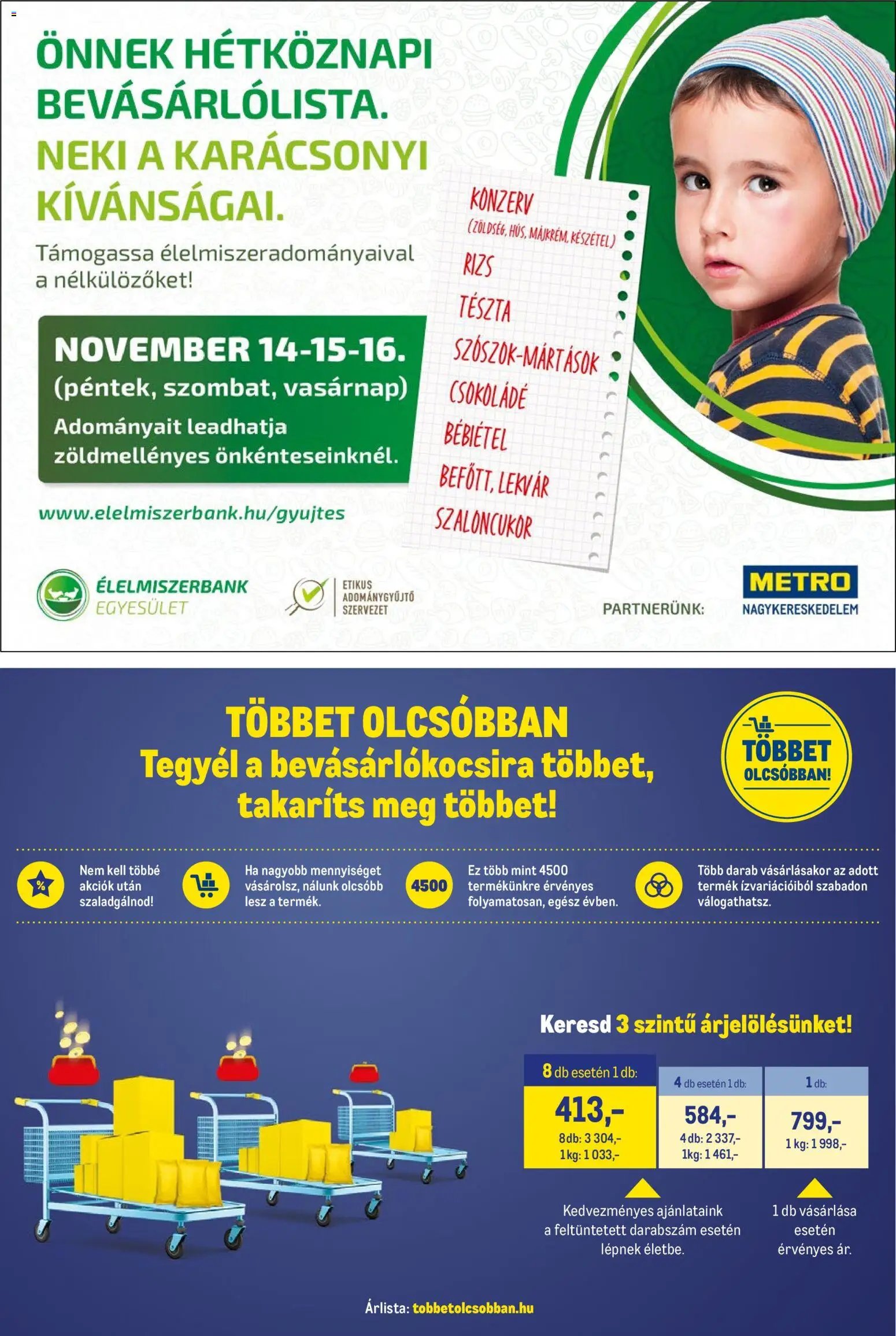 Metro újság 2025.11.02. Élelmiszer és Szezonális katalógus 2025/11 (2025-11-02 - 2025-11-30)