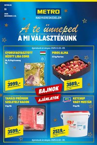 Metro újság 2025.11.02. Élelmiszer és Szezonális katalógus 2025/11 (2025-11-02 - 2025-11-30)